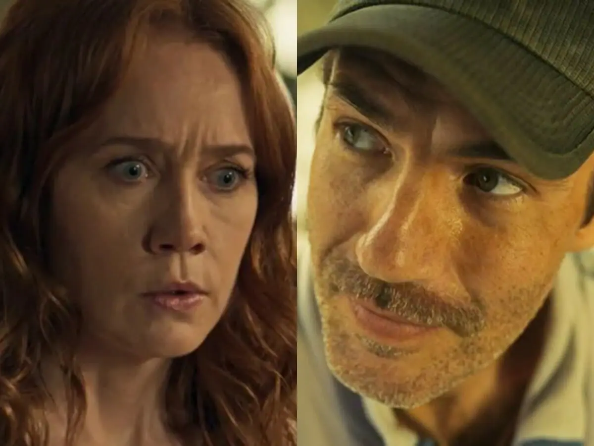 Irma (Camila Morgado) e Solano (Rafa Sieg) em Pantanal