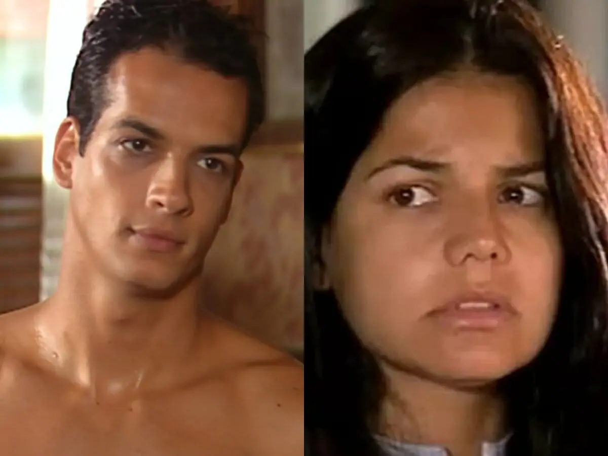 Ivan (Thiago Luciano) e Alexandra (Nívea Stelmann) de Alma Gêmea