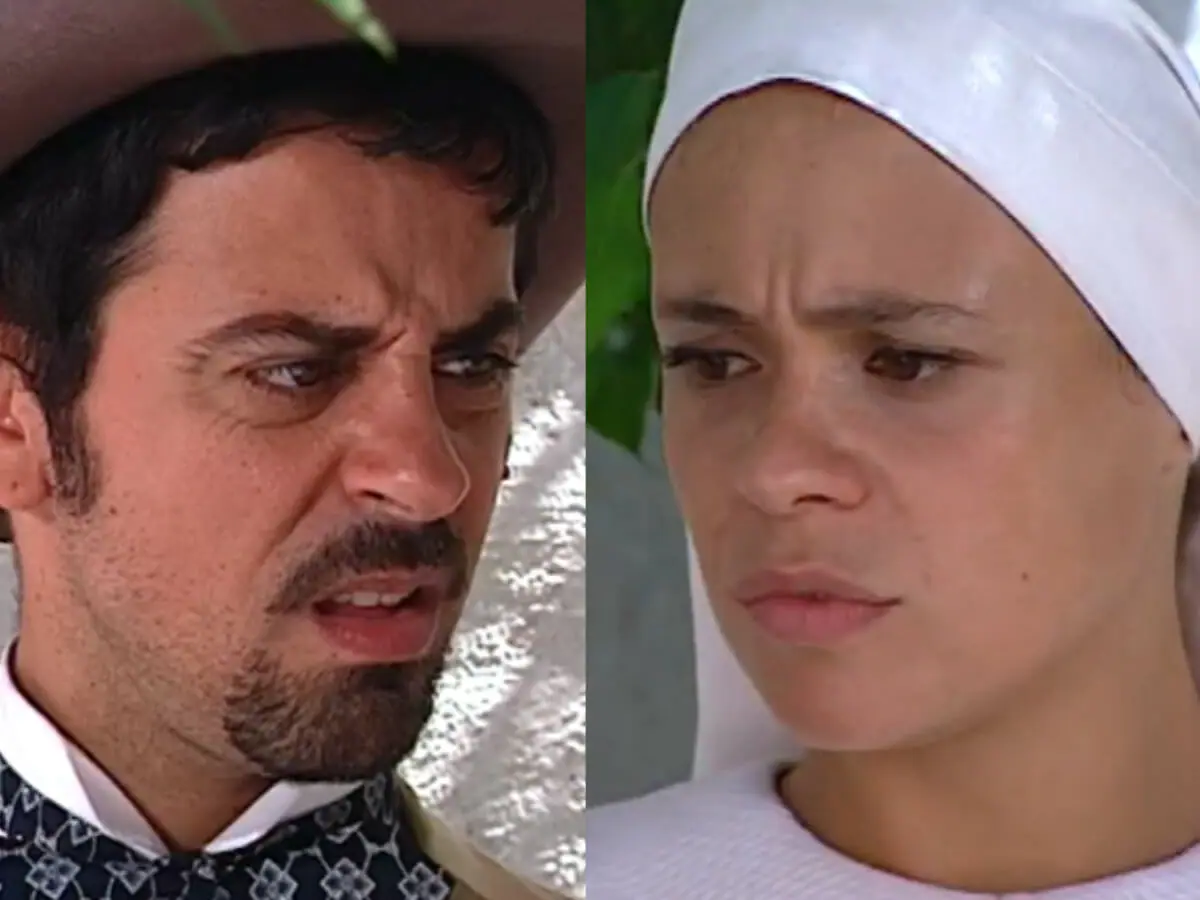Januário (Taumaturgo Ferreira) e Lindinha (Vanessa Gerbelli)