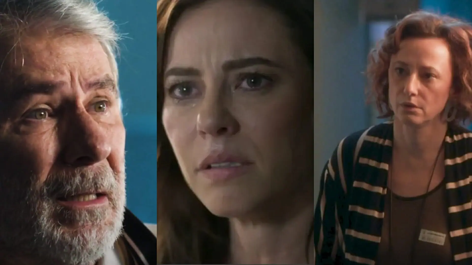 Joca (Leopoldo Pacheco), Pat (Paolla Oliveira) e Olívia (Paula Braun) de Cara e Coragem