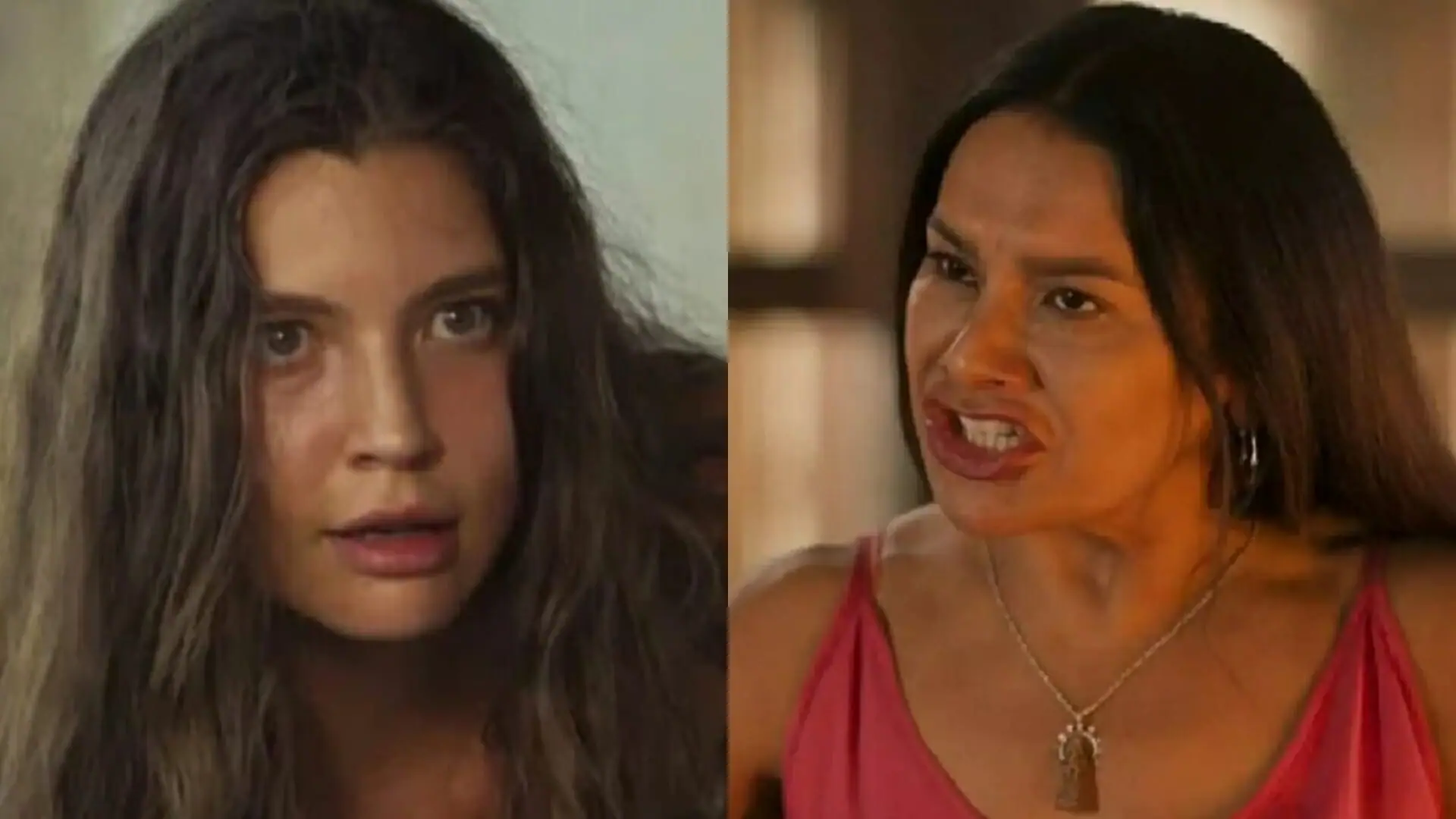 Juma (Alanis Guillen) e Filó (Dira Paes) de Pantanal