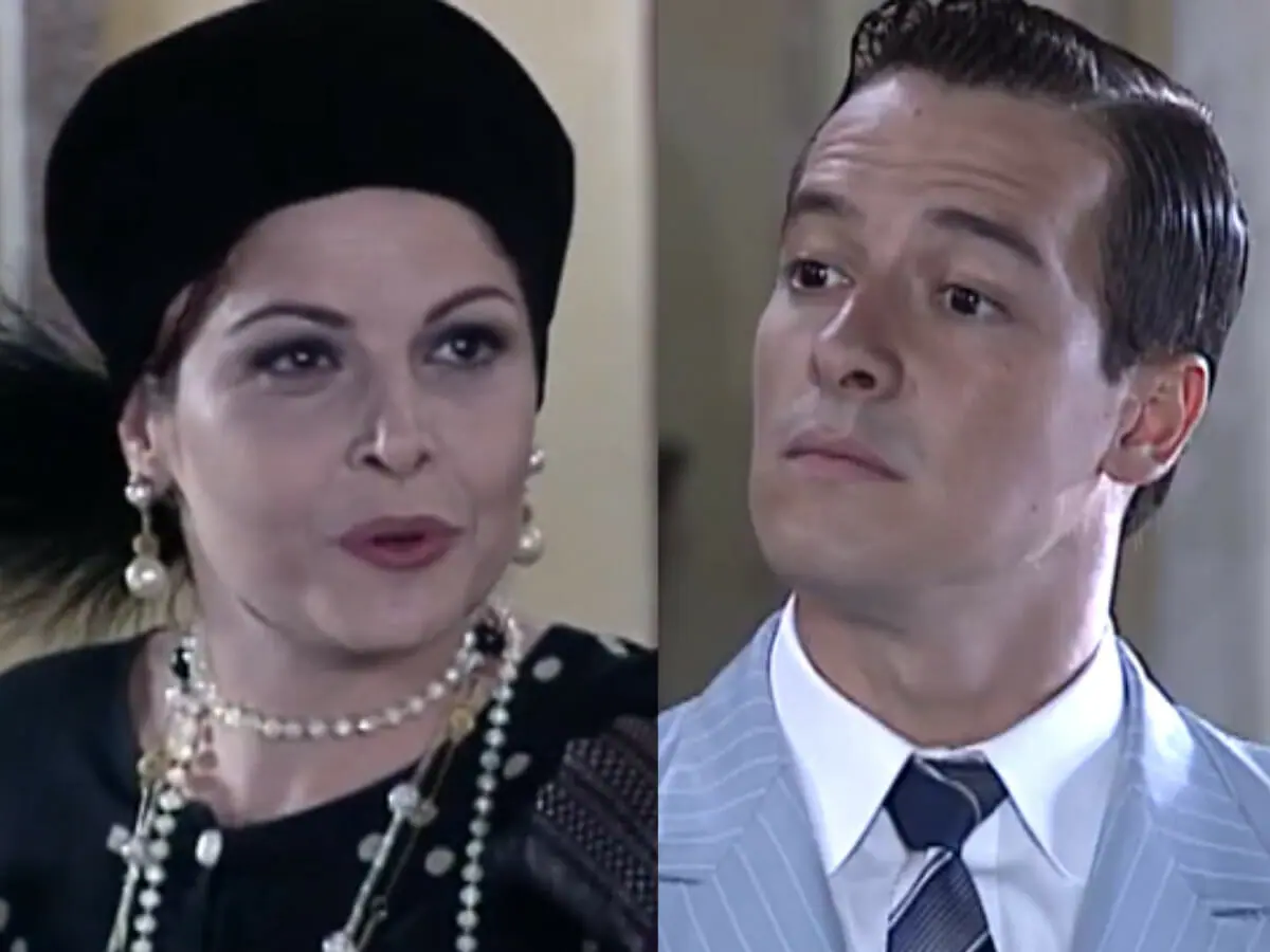 Marcela (Drica Moraes) e Heitor (Rodrigo Faro) em O Cravo e a Rosa