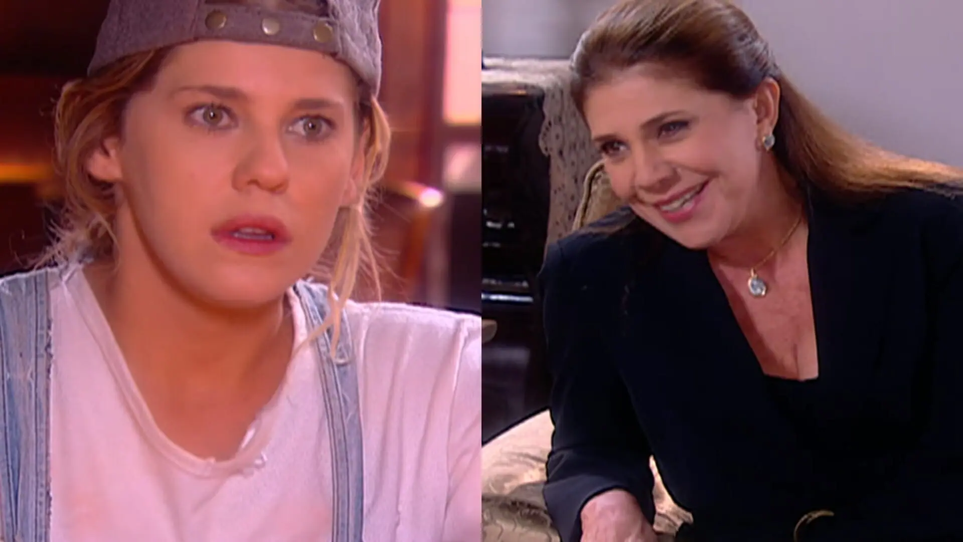 Maria (Bárbara Paz) e Malvina (Tânia Bondezan) de Maria Esperança