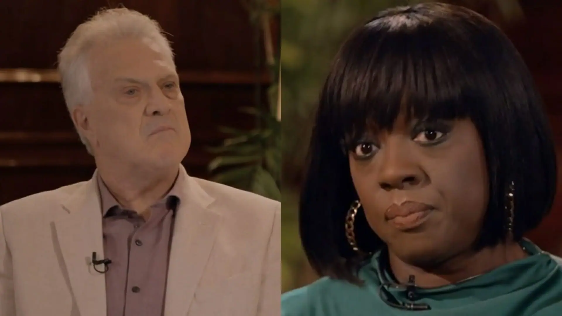 Pedro Bial e Viola Davis no Conversa com Bial