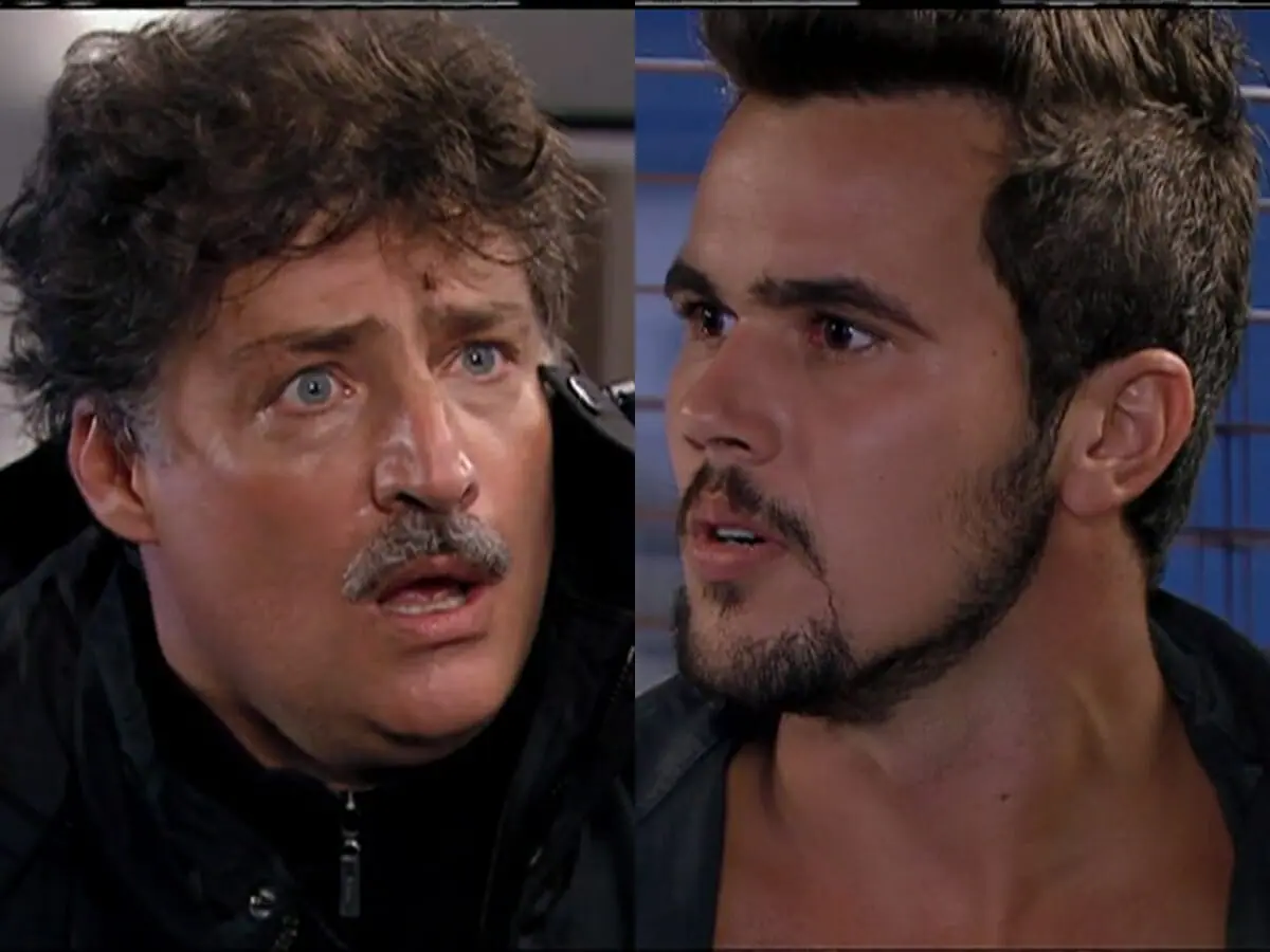 Roberto (Giuseppe Oristanio) e Tomás (Bruno Ferrari) de Chamas da Vida