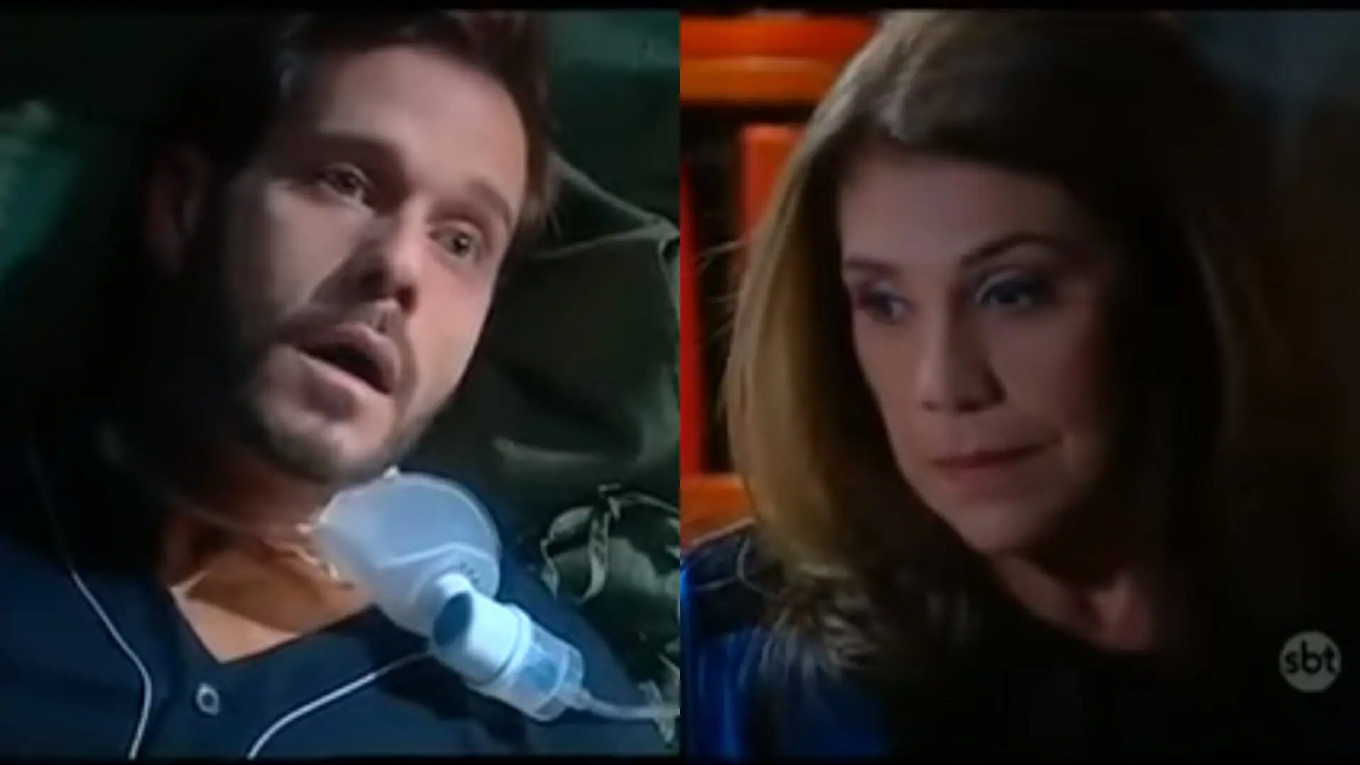 Santiago (Nico Puig) e Malvina (Tânia Bondezan) de Maria Esperança