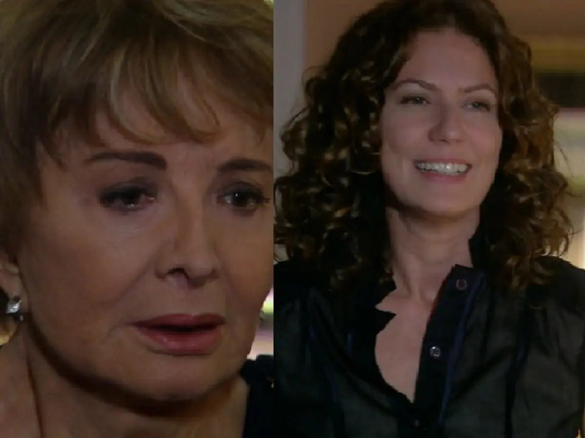 Irene (Glória Menezes) e Flora (Patrícia Pillar) de A Favorita
