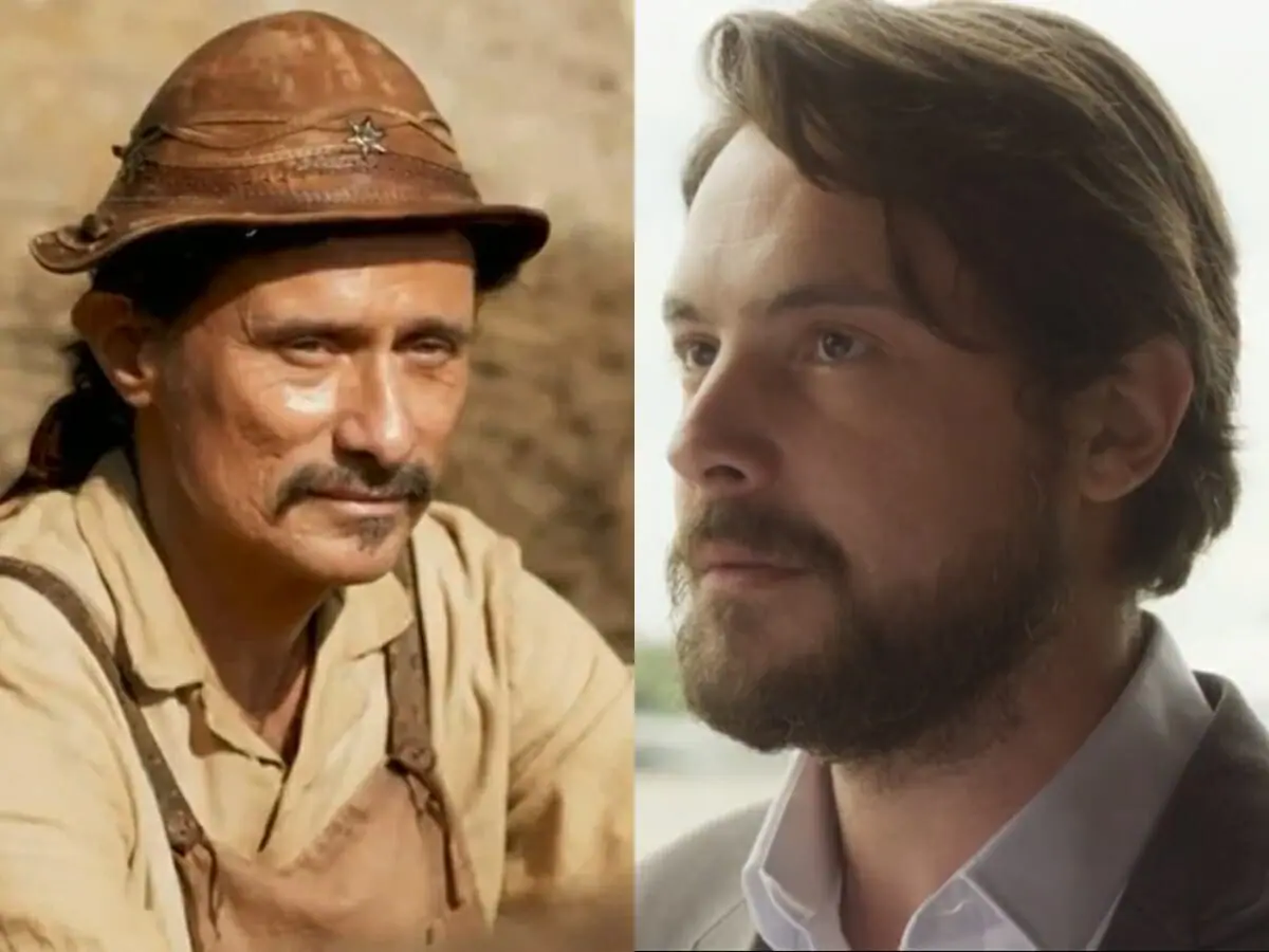 Timbó (Enrique Díaz) e Zé Paulino (Sergio Guizé) de Mar do Sertão