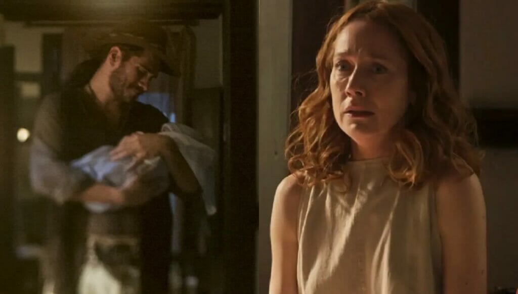 Trindade (Gabriel Sater) e Irma (Camila Morgado) de Pantanal