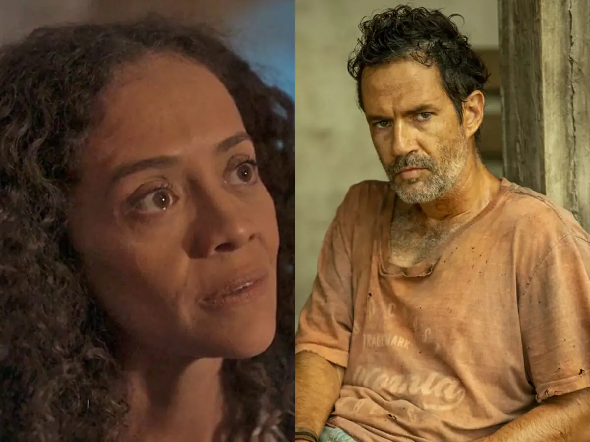 Zuleica (Aline Borges) e Solano (Rafa Sieg) de Pantanal