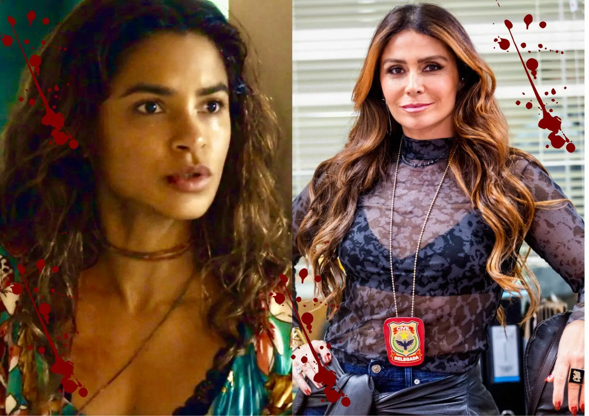 Brisa (Lucy Alves) e Helô (Giovanna Antonelli) em Travessia