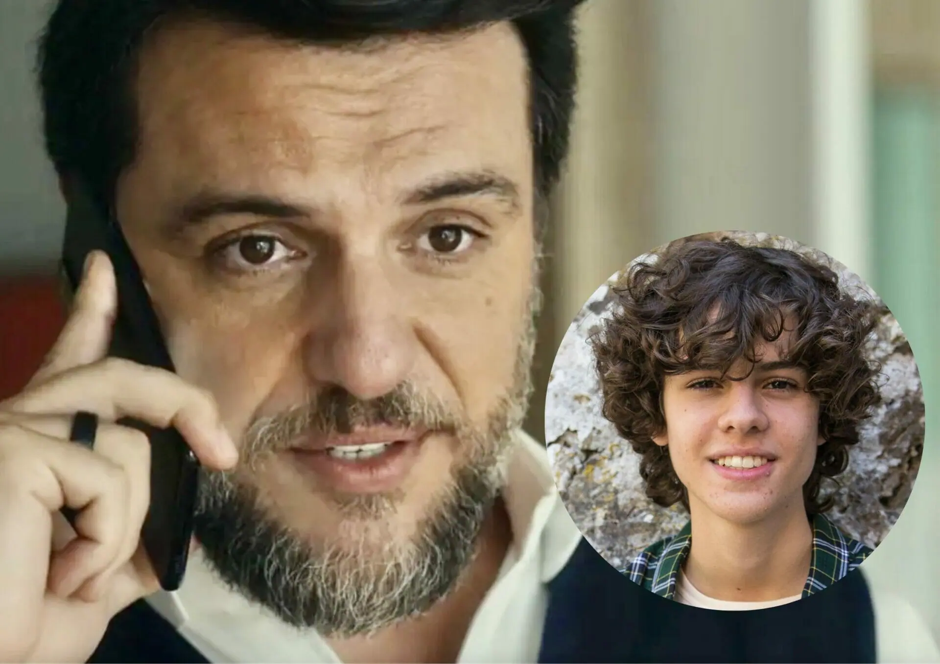 Moretti (Rodrigo Lombardi) e Rudá (Guilherme Cabral) em Travessia