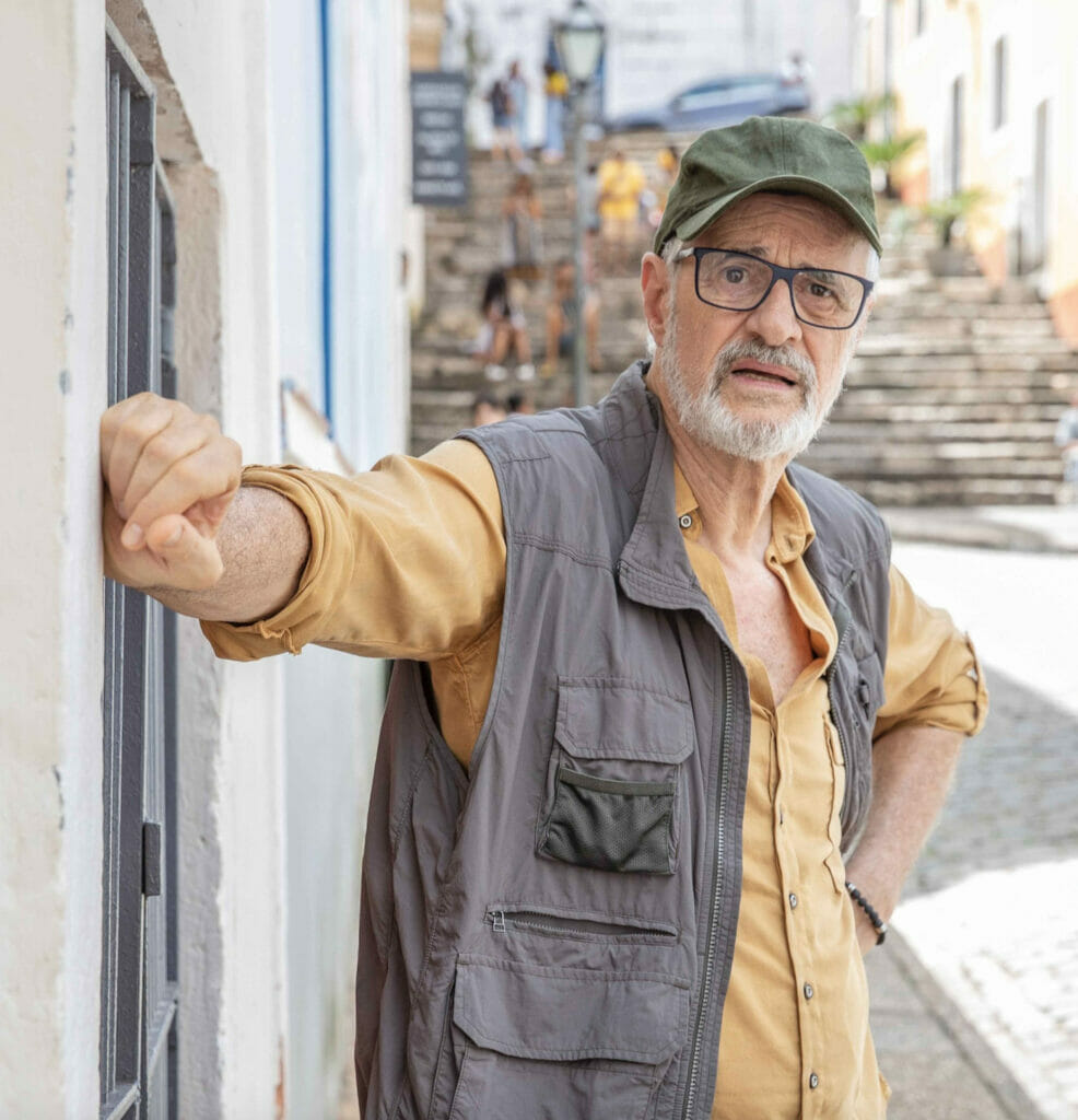 Dante (Marcos Caruso) em Travessia