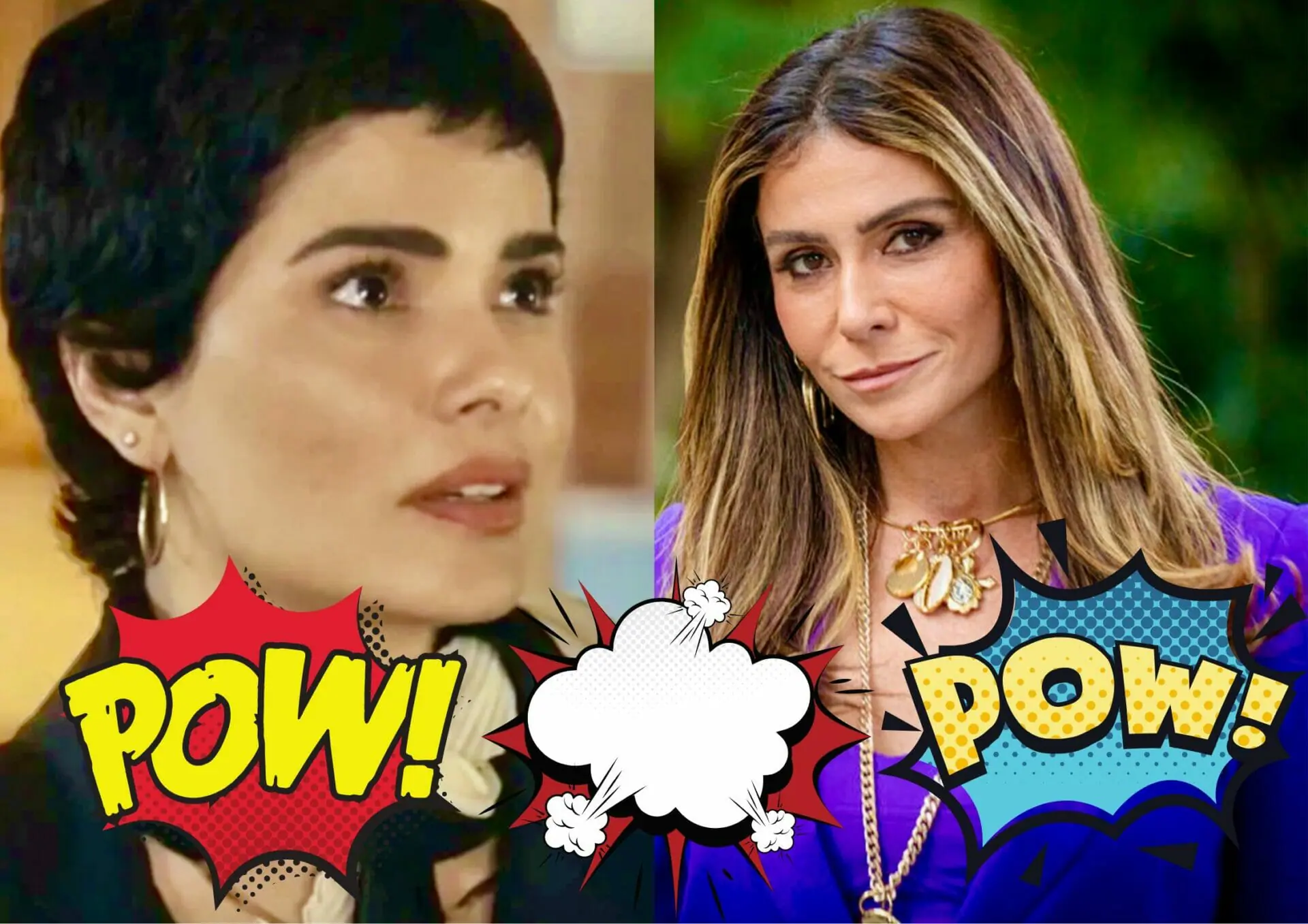 Leonor (Vanessa Giácomo) e Helõ (Giovanna Antonelli) em Travessia