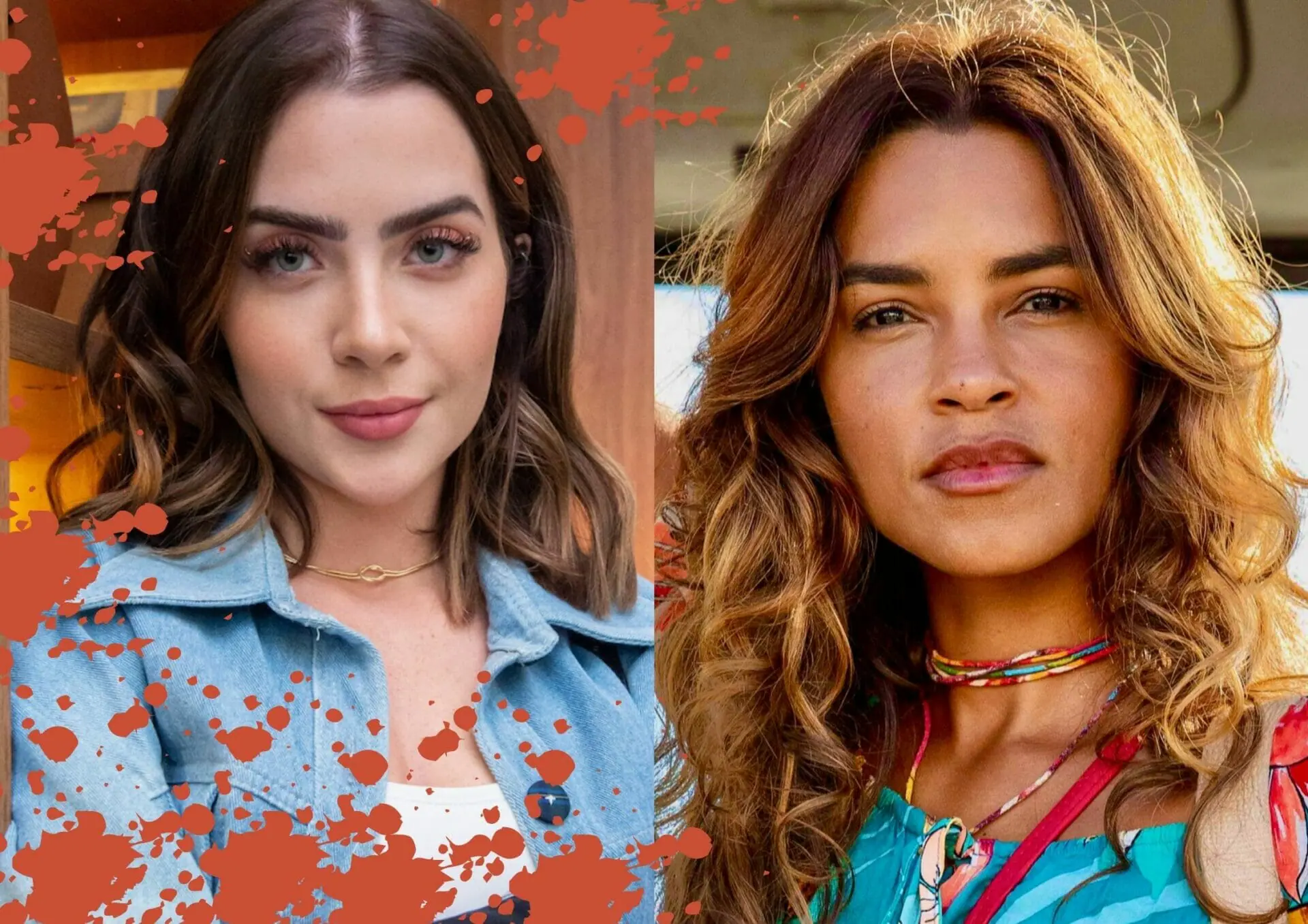 Chiara (Jade Picon) e Brisa (Lucy Alves) em Travessia