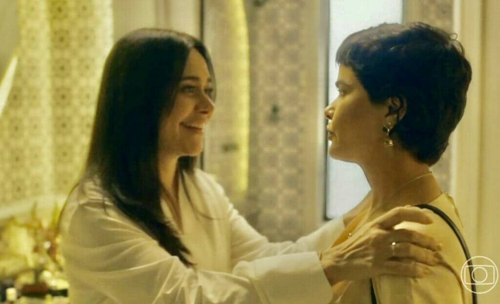 Guida (Alessandra Negrini) e Leonor (Vanessa Giácomo) em Travessia