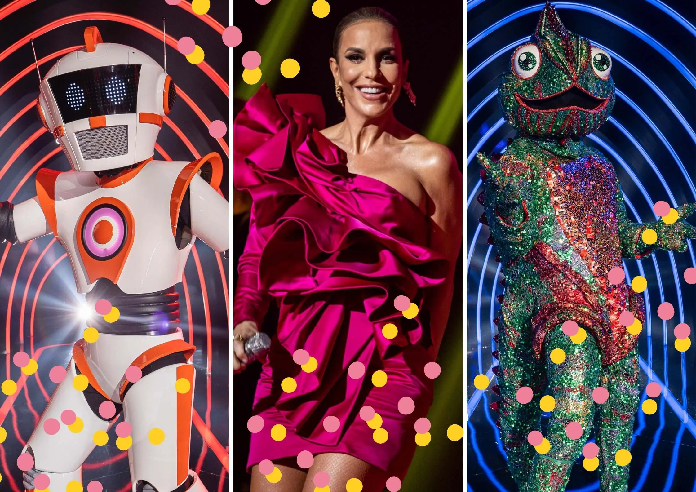 Ivete e os mascarados do The Masked Singer Brasil