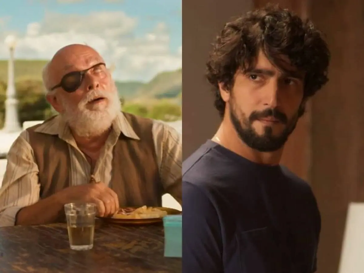 Adamastor (Everaldo Pontes) e Tertulinho (Renato Góes) em Mar do Sertão