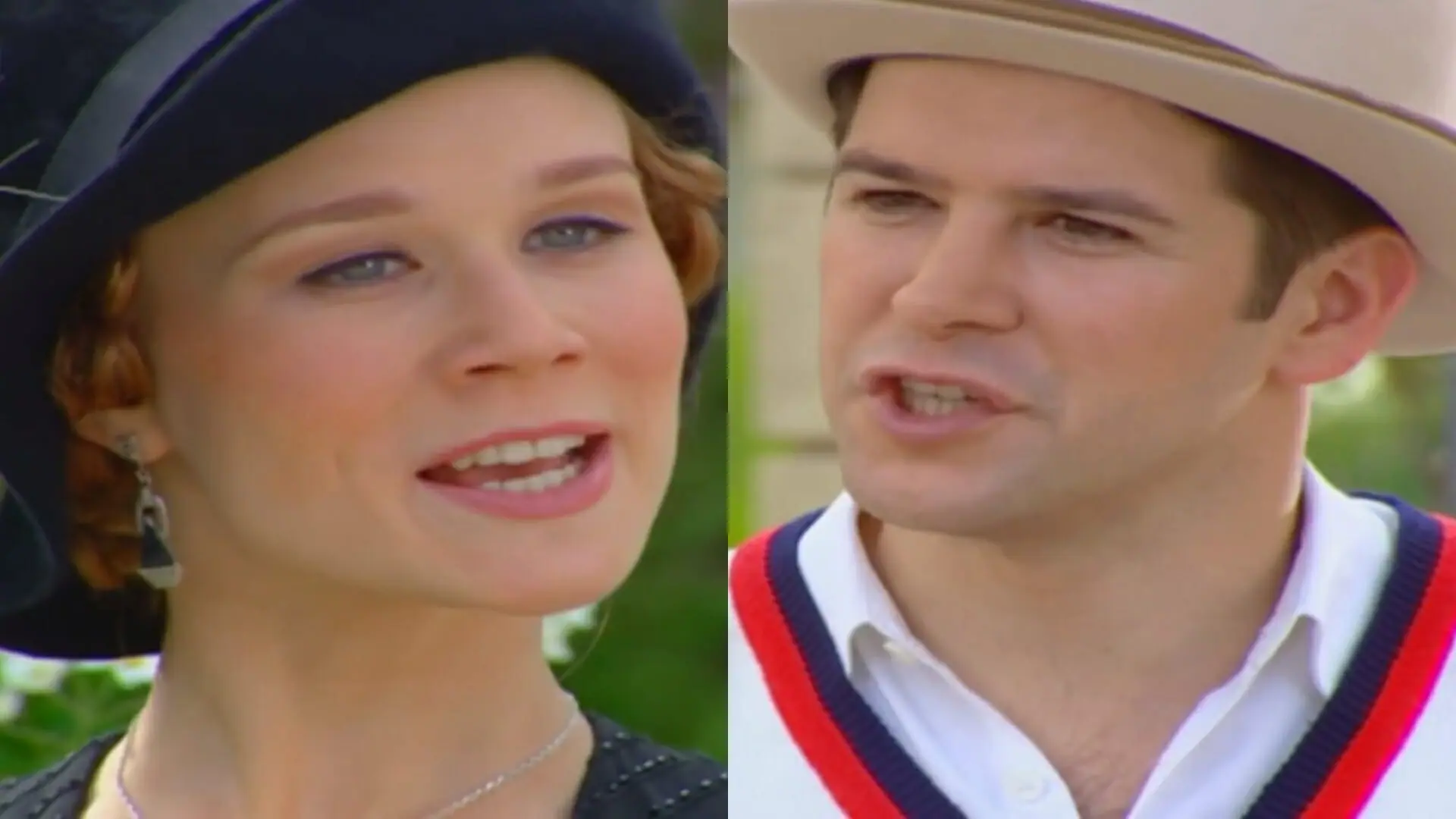 Ana Francisca (Mariana Ximenes) e Danilo (Murilo Benício) de Chocolate com Pimenta