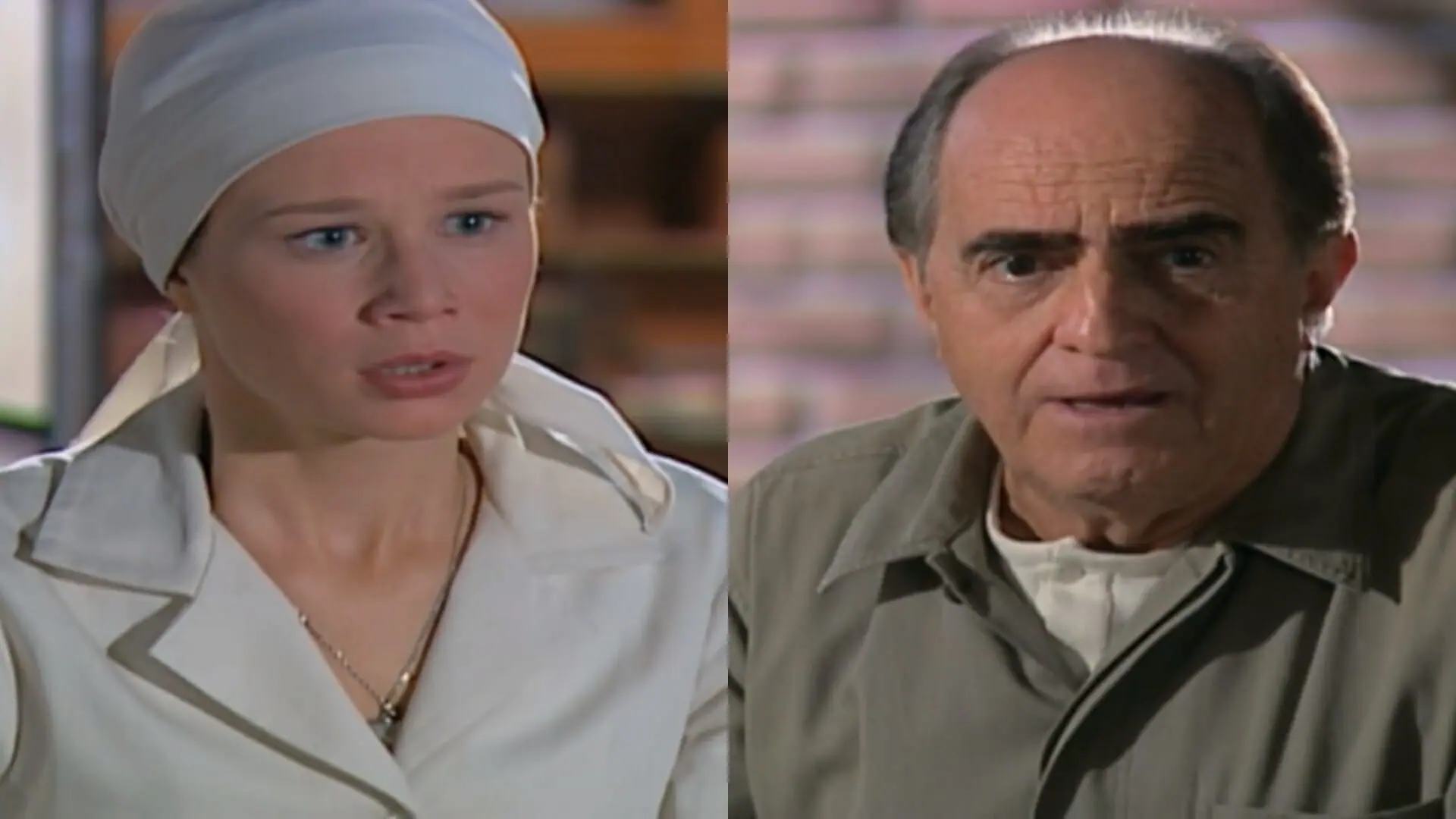 Ana Francisca (Mariana Ximenes) e Ludovico (Ary Fontoura) de Chocolate com Pimenta
