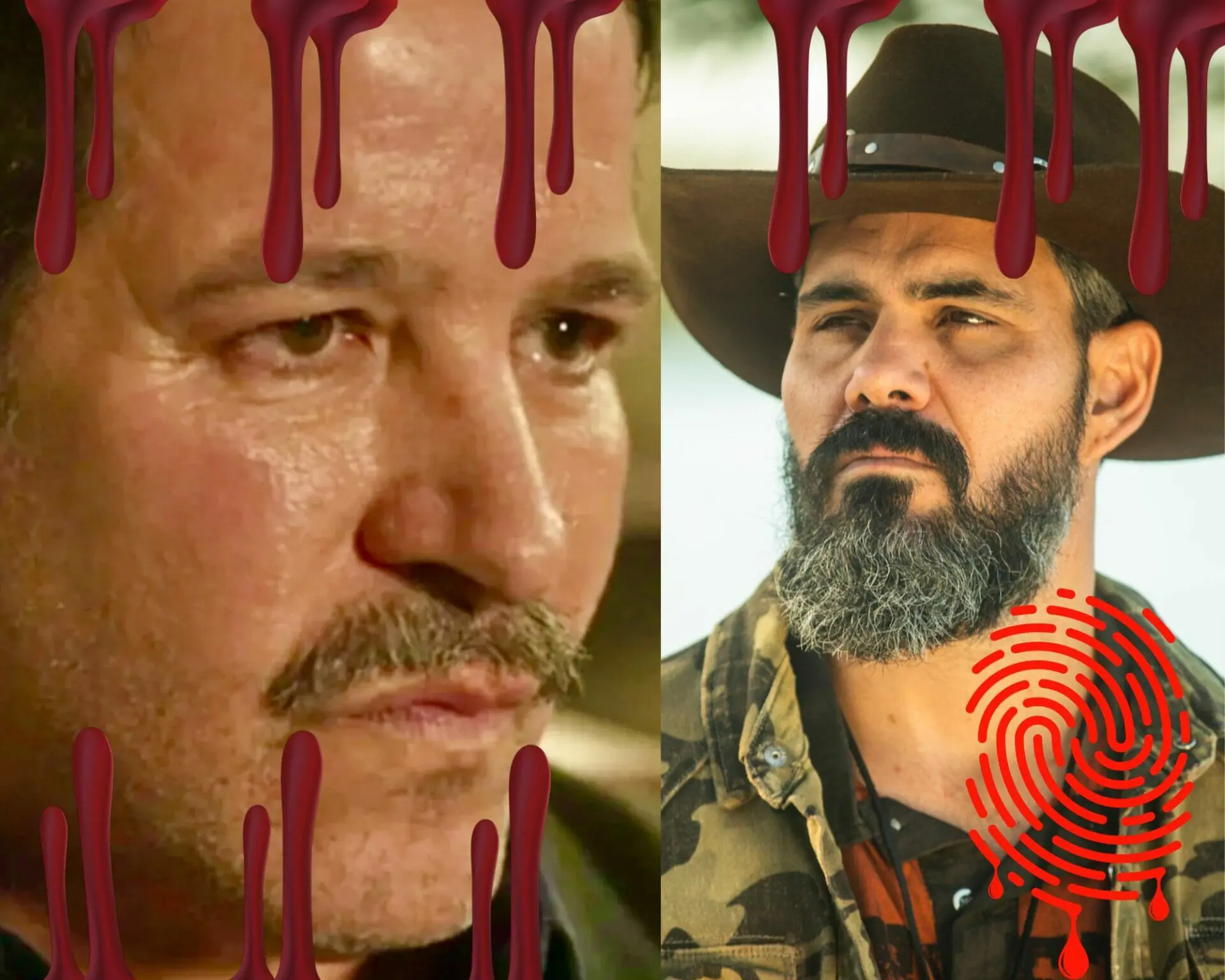 Tenório (Murilo Benício) e Alcides (Juliano Cazarré) em Pantanal