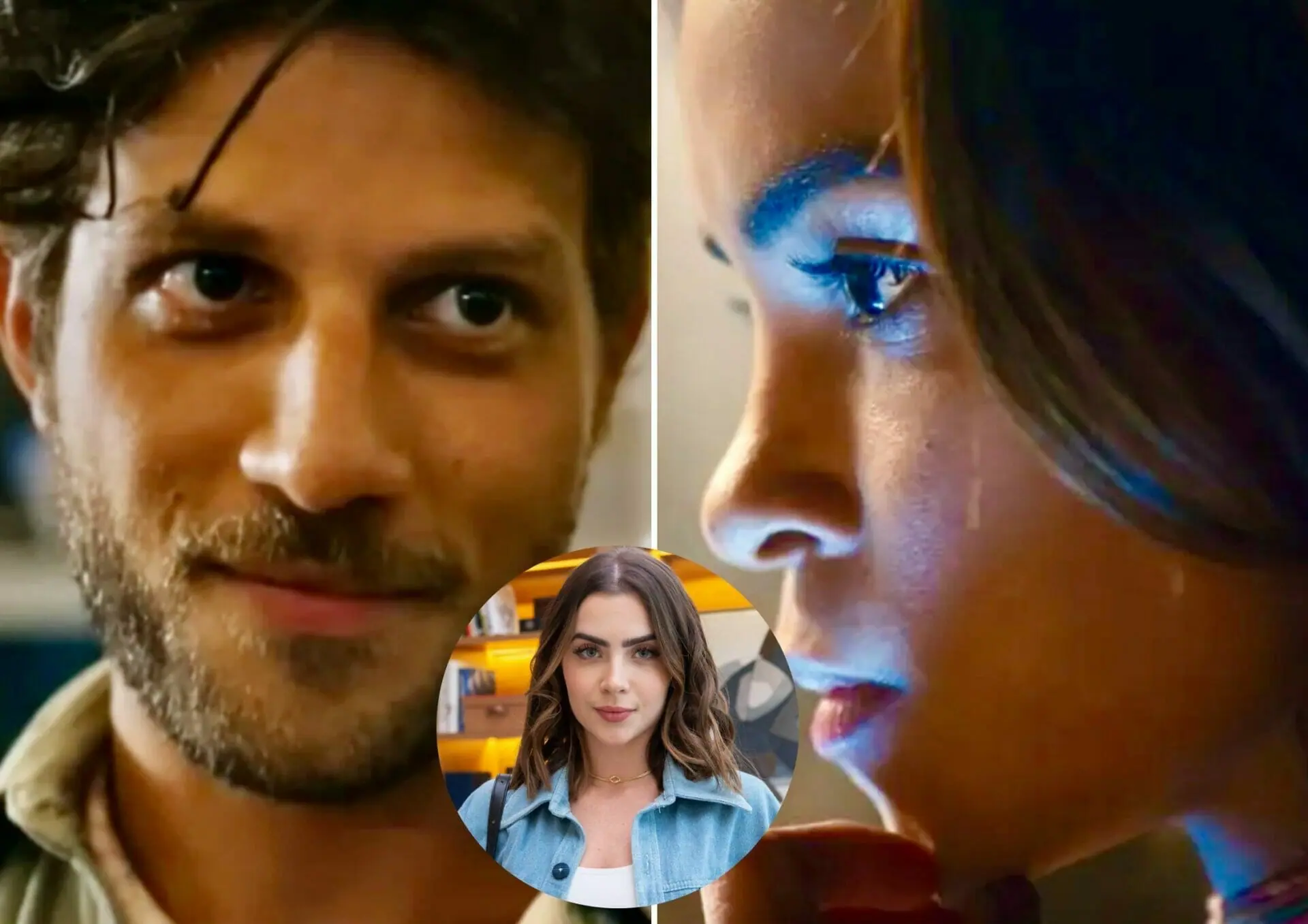 Ari (Chay Suede, Brisa (Lucy Alves) e Chiara (Jade Picon) em Travessia