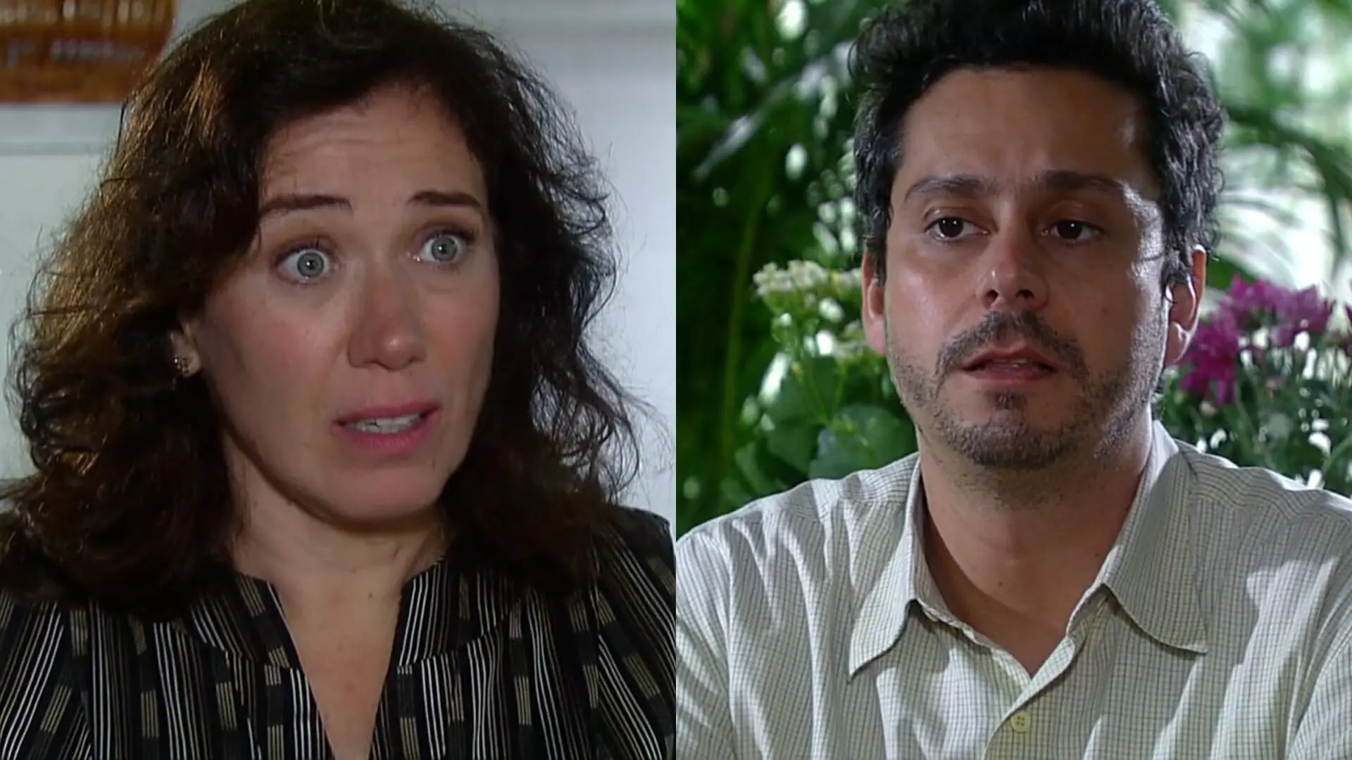 Catarina (Lilia Cabral) e Vanderlei (Alexandre Nero) de A Favorita