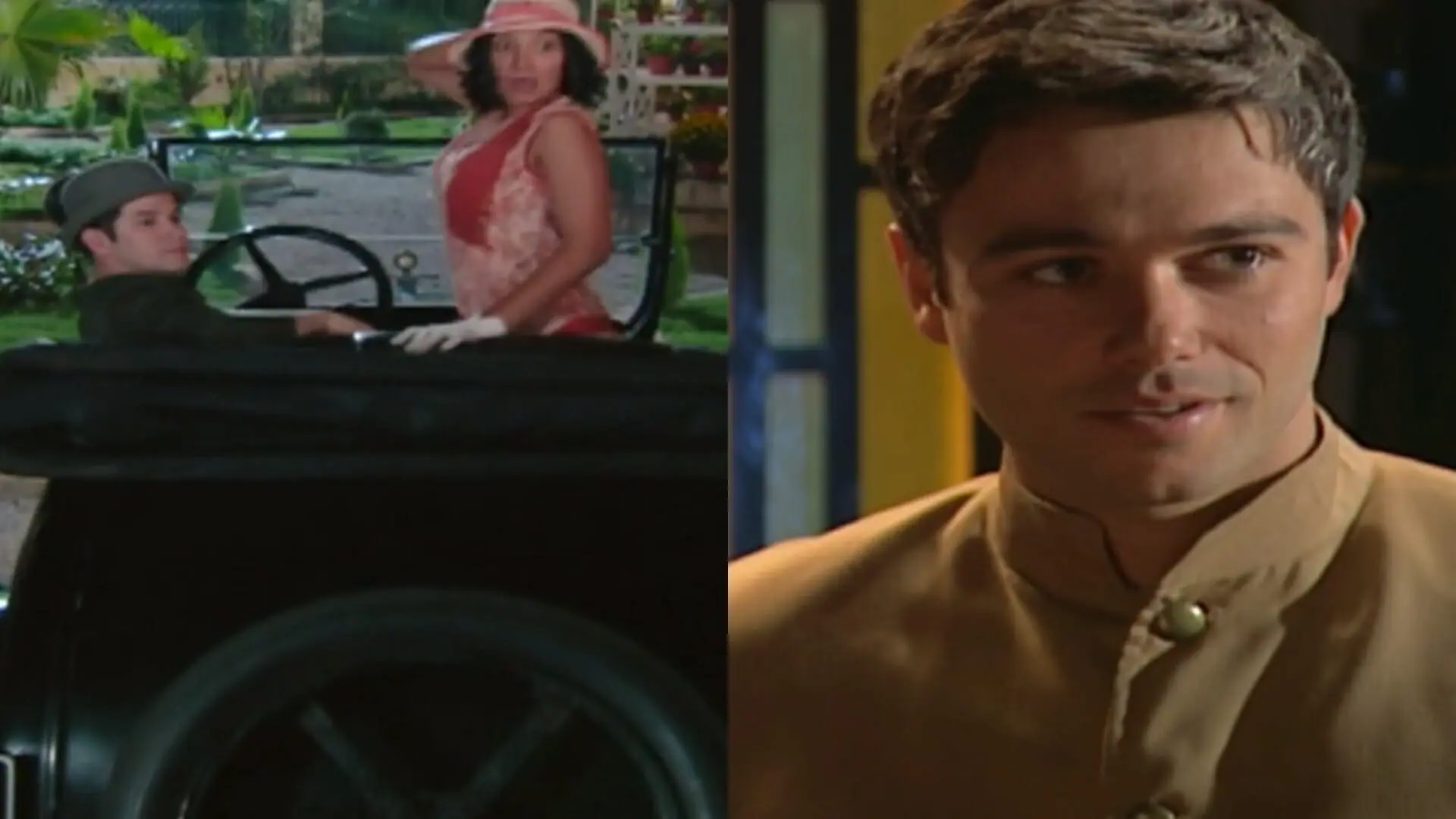 Danilo (Murilo Benício), Lili (Maria Maya) e Peixoto (Ângelo Paes Leme) de Chocolate com Pimenta