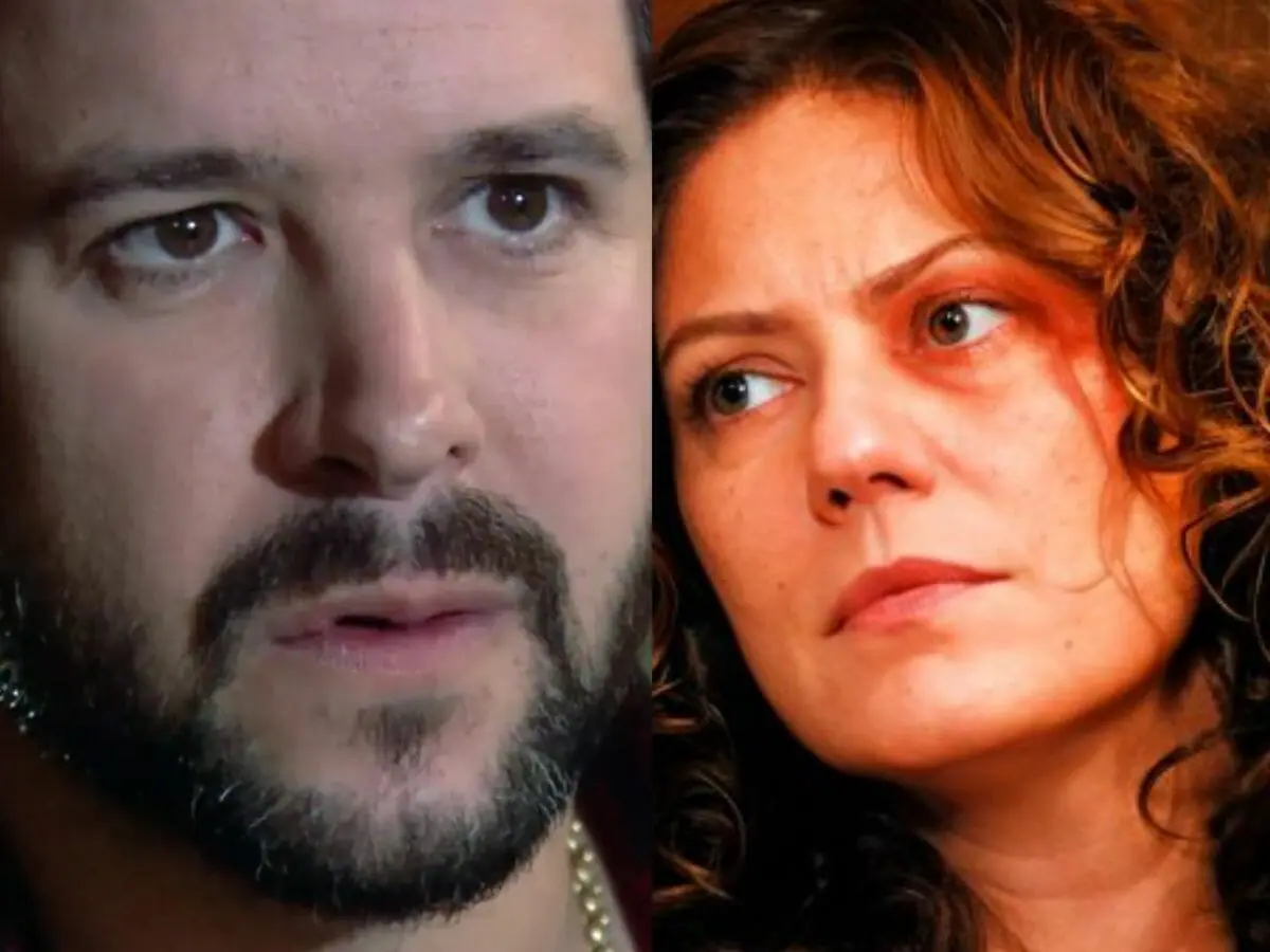 Dodi (Murilo Benício) e Flora (Patrícia Pilar) em A Favorita