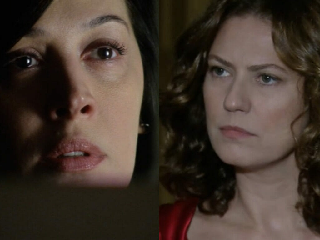 Donatela (Claudia Raia) e Flora (Patrícia Pillar) em A Favorita