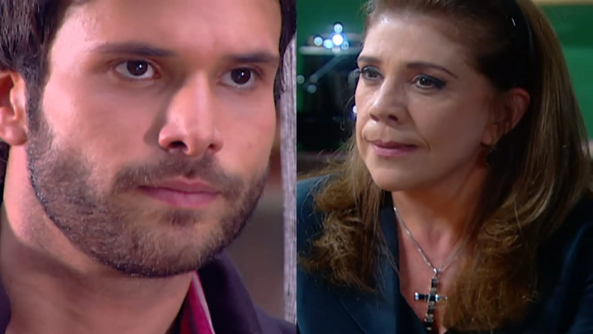 Eduardo (Ricardo Ramory) e Malvina (Tânia Bondezan) de Maria Esperança