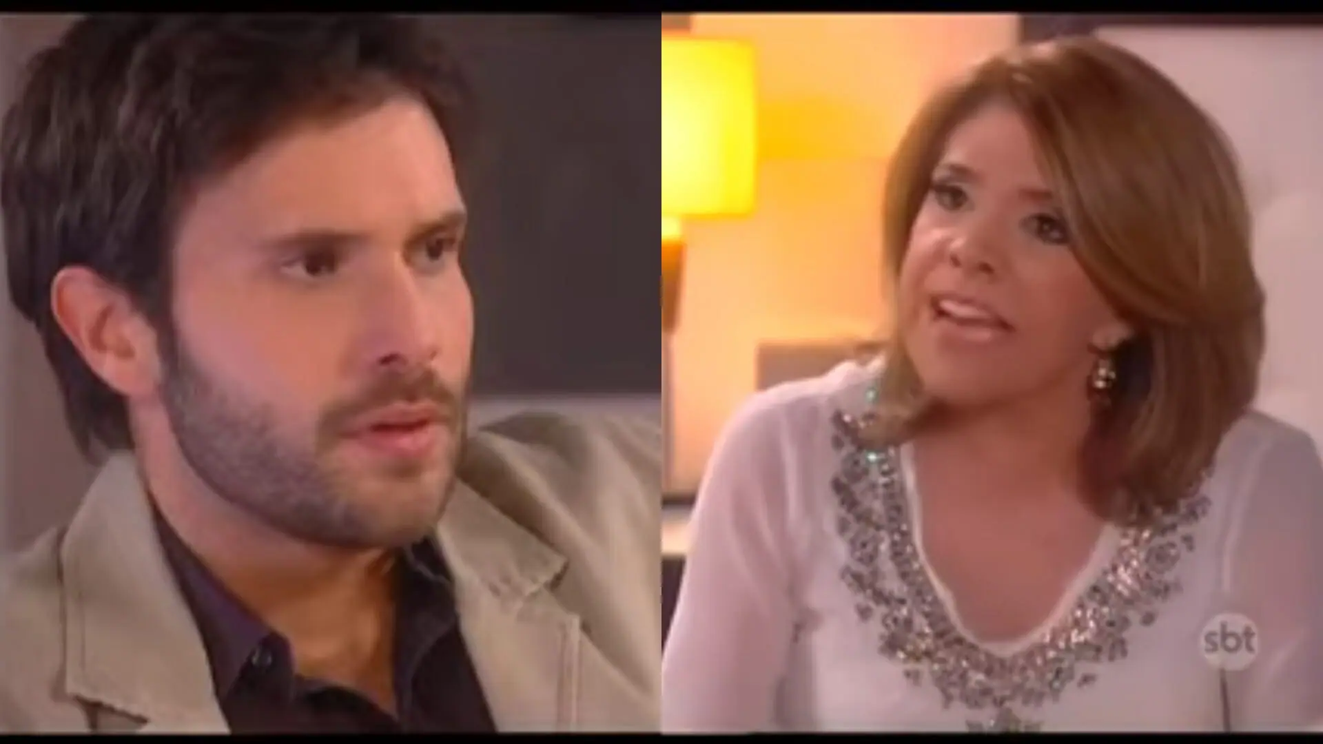 Eduardo (Ricardo Ramory) e Malvina (Tânia Bondezan) de Maria Esperança