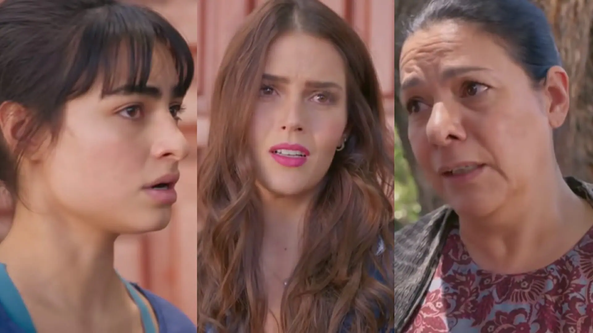 Gema (Valentina Buzzurro), Ariadna (Claudia Álvarez) e Evita (Claudia Ríos) de Vencer o Desamor