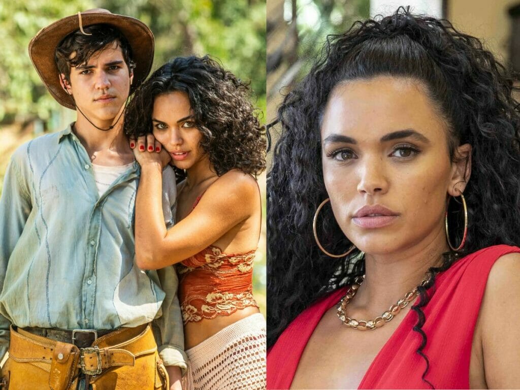 Giovana Cordeiro como Generosa e como Xaviera