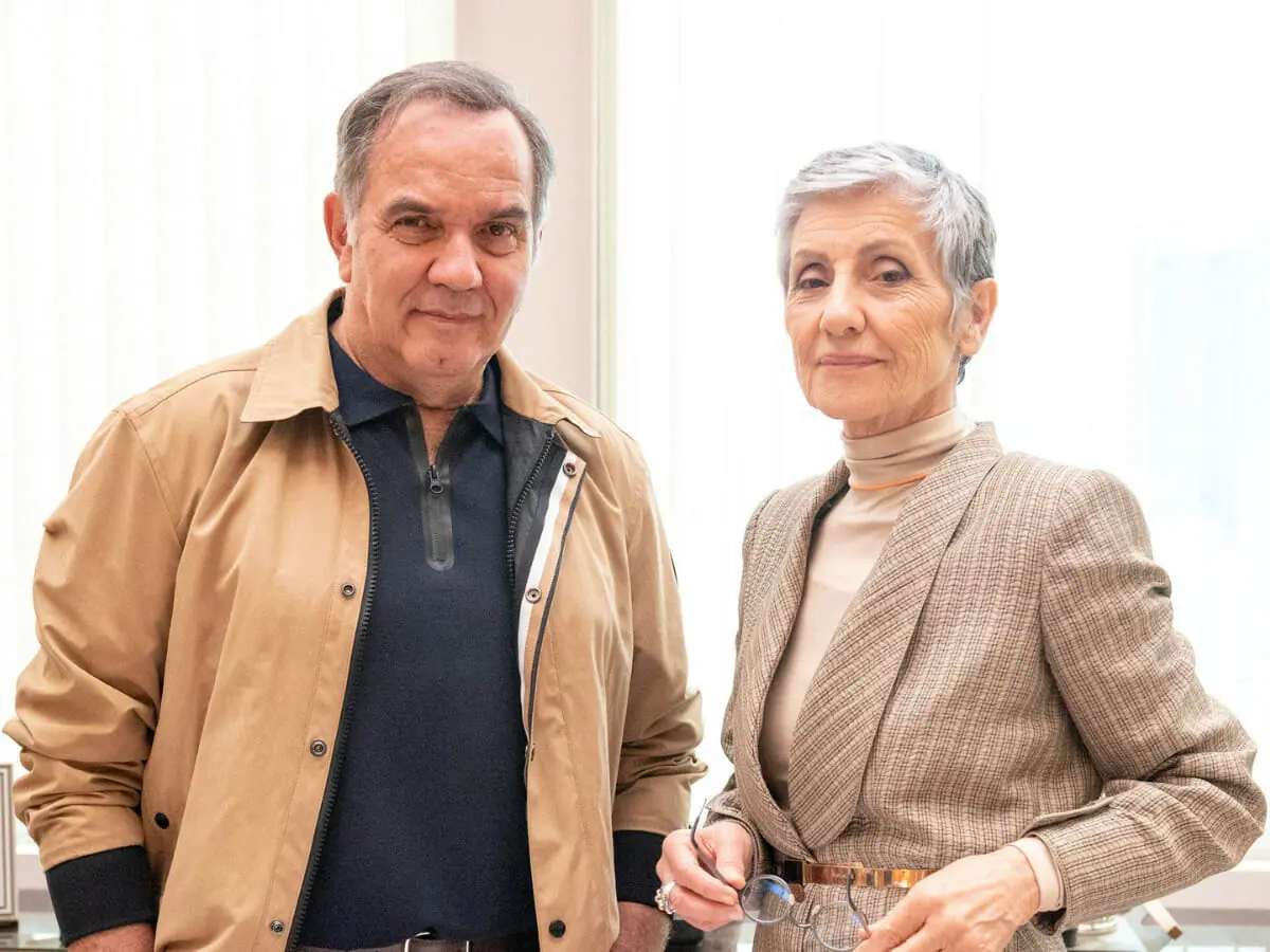 Guerra (Humberto Martins) e Cidália (Cássia Kis) em Travessia