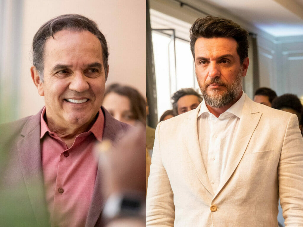 Guerra (Humberto Martins) e Moretti (Rodrigo Lombardi) 