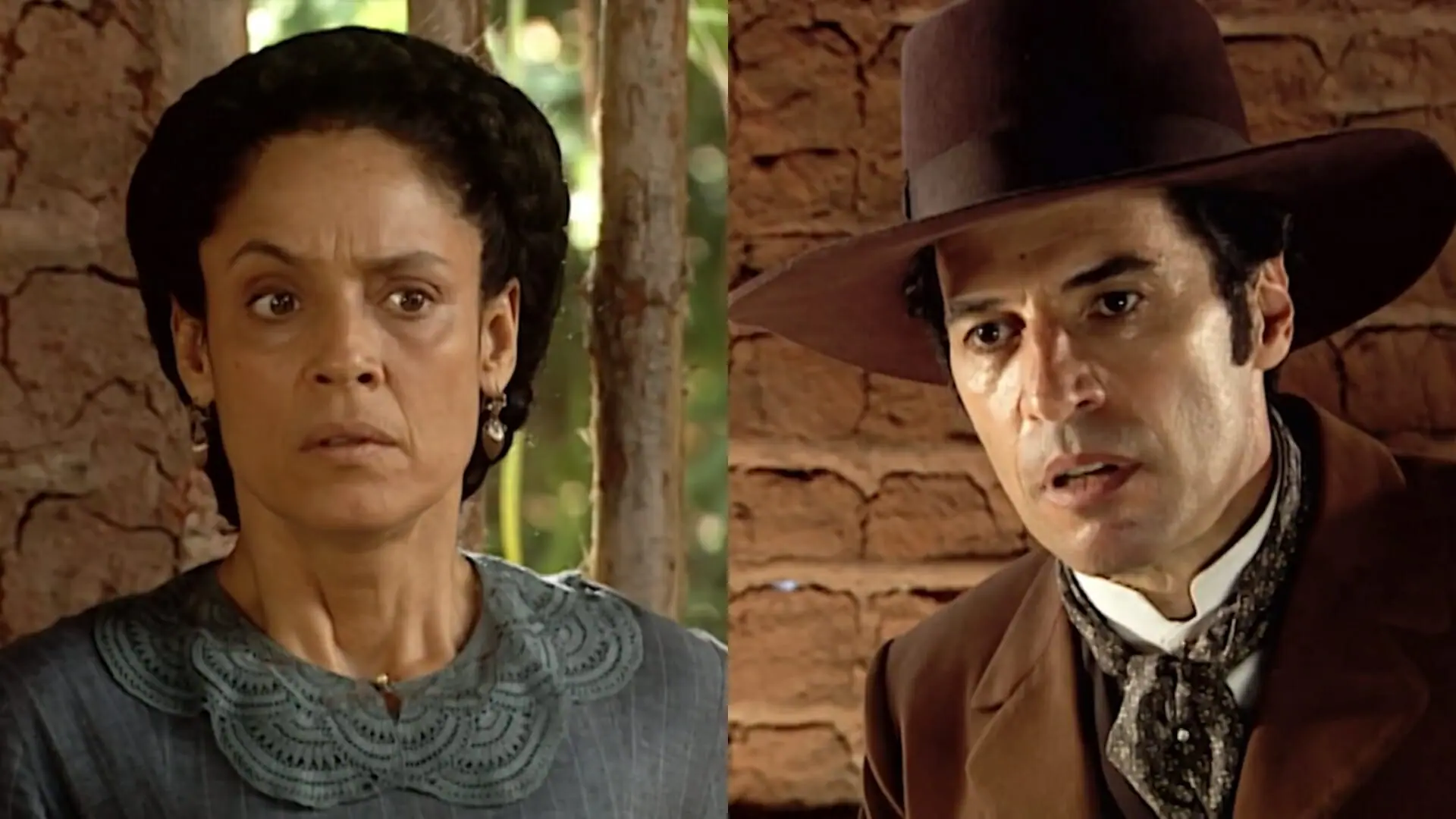 Helena (Sônia Braga) e Higino Ventura (Paulo Betti) de Força de Um Desejo