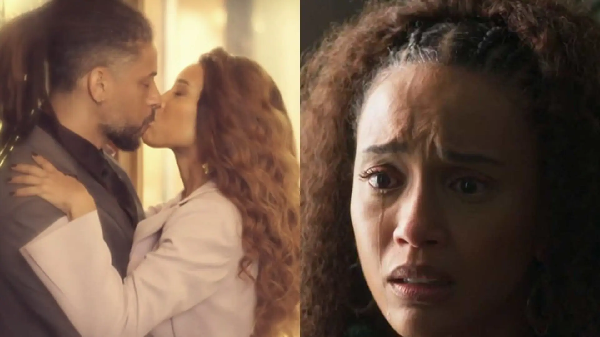 Ítalo (Paulo Lessa), Clarice (Taís Araujo) e Anita (Taís Araujo) de Cara e Coragem