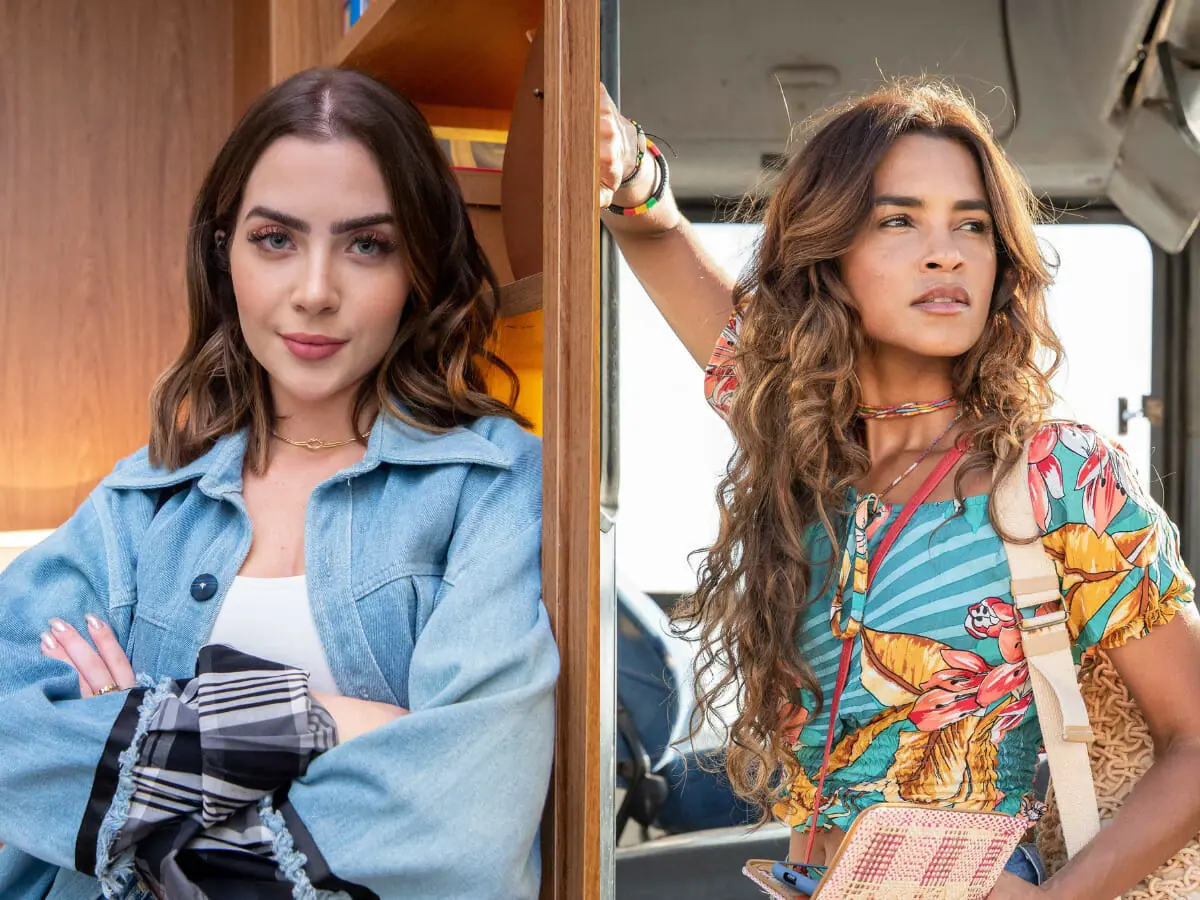 Jade Picon e Lucy Alves em Travessia