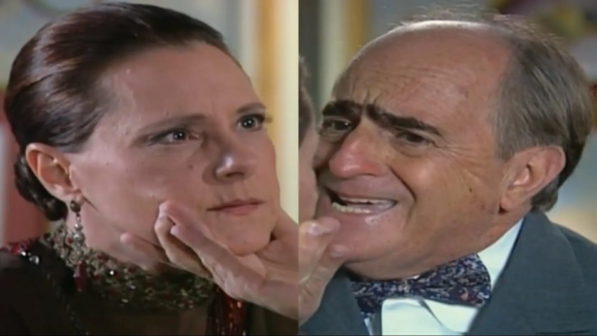 Jezebel (Elizabeth Savala) e Ludovico (Ary Fontoura) de Chocolate com Pimenta