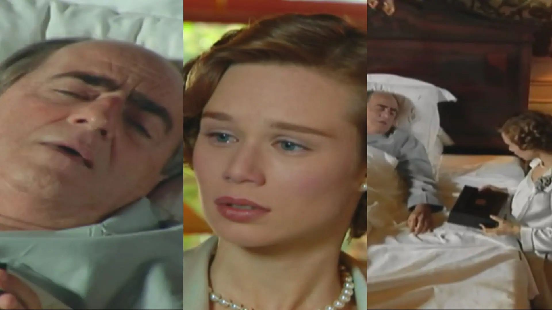 Ludovico (Ary Fontoura) e Ana Francisca (Mariana Ximenes) de Chocolate com Pimenta