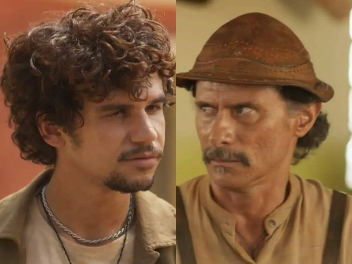 Mirinho (Lucas Galvino) e Timbó (Enríque Diaz) em Mar do Sertão