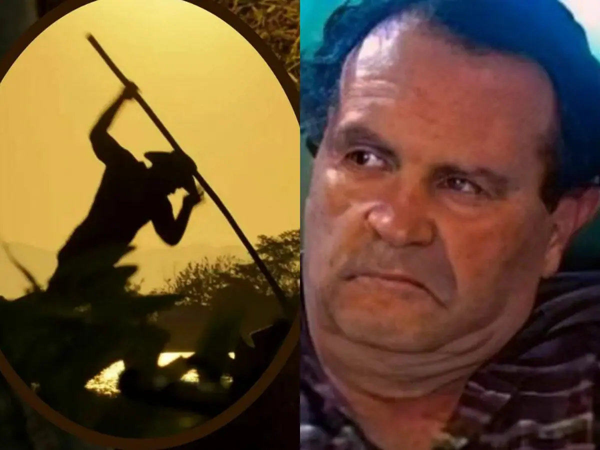 Morte de Tenório e o ator Antônio Petrin, que interpretou o vilão na Pantanal de 1990