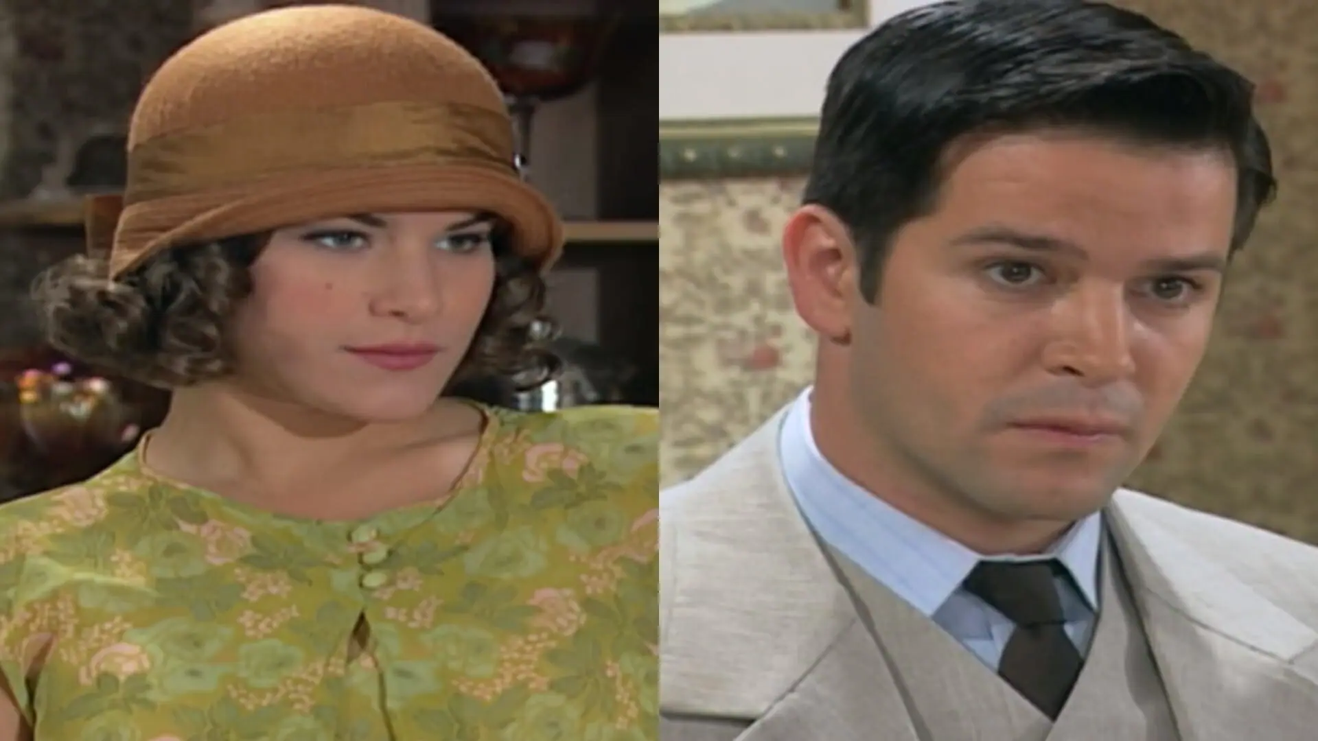 Olga (Priscila Fantin) e Danilo (Murilo Benício) de Chocolate com Pimenta