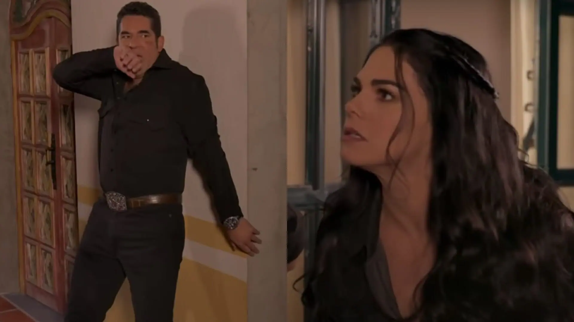Otávio (Eduardo Santamarina) e Fernanda (Livia Brito) de A Desalmada