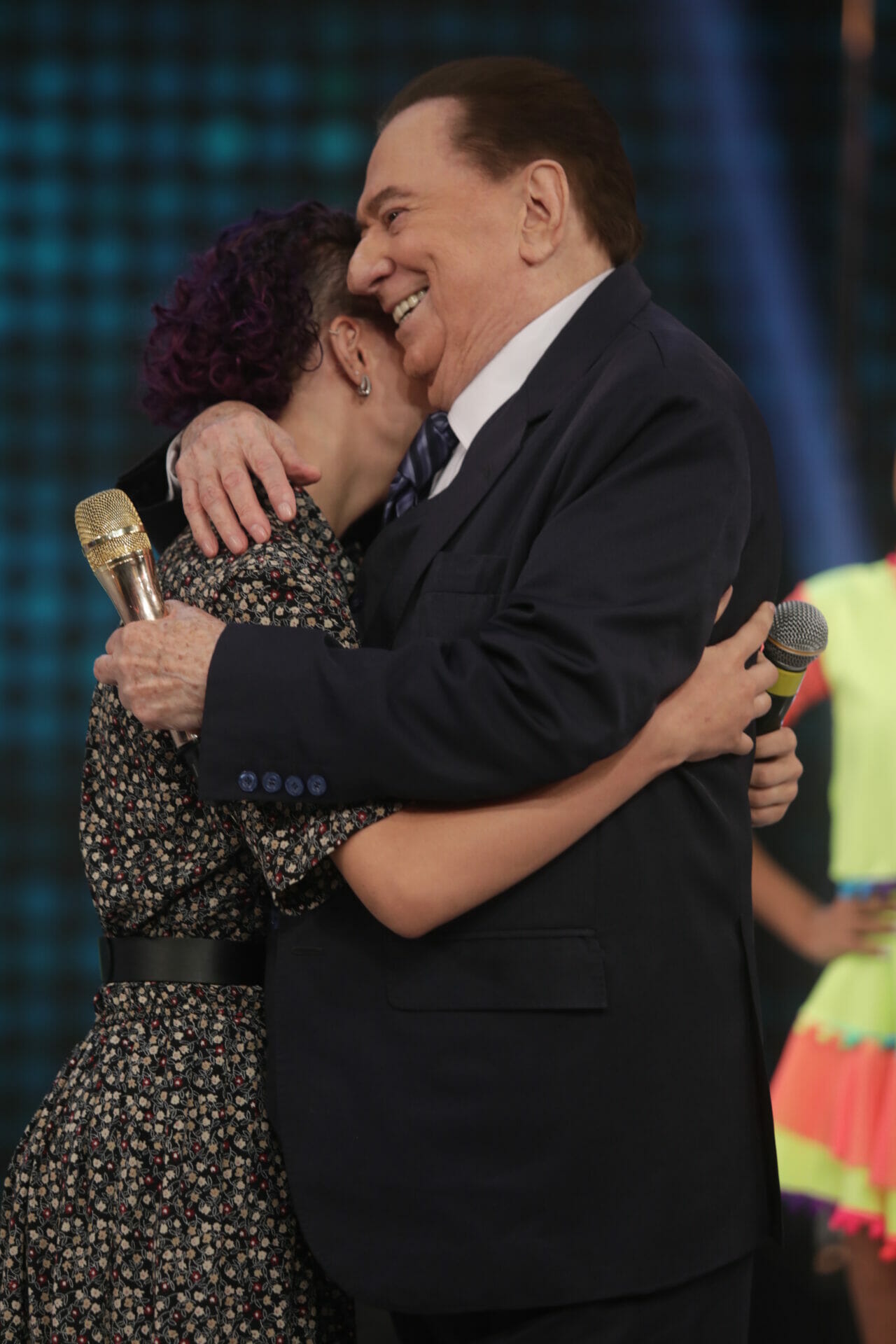 Analu Sampaio reencontra Raul Gil / Rodrigo Belentani/SBT