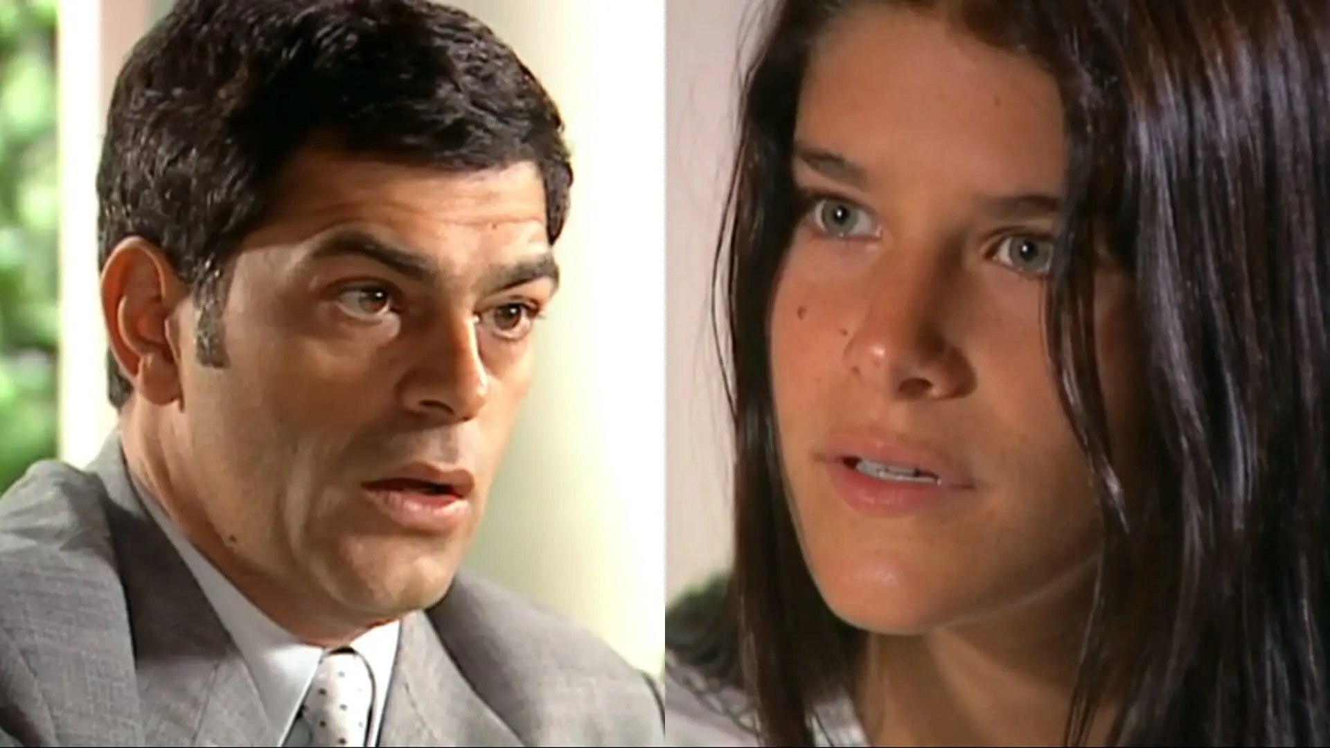 Rafael (Eduardo Moscovis) e Serena (Priscila Fantin) de Alma Gêmea