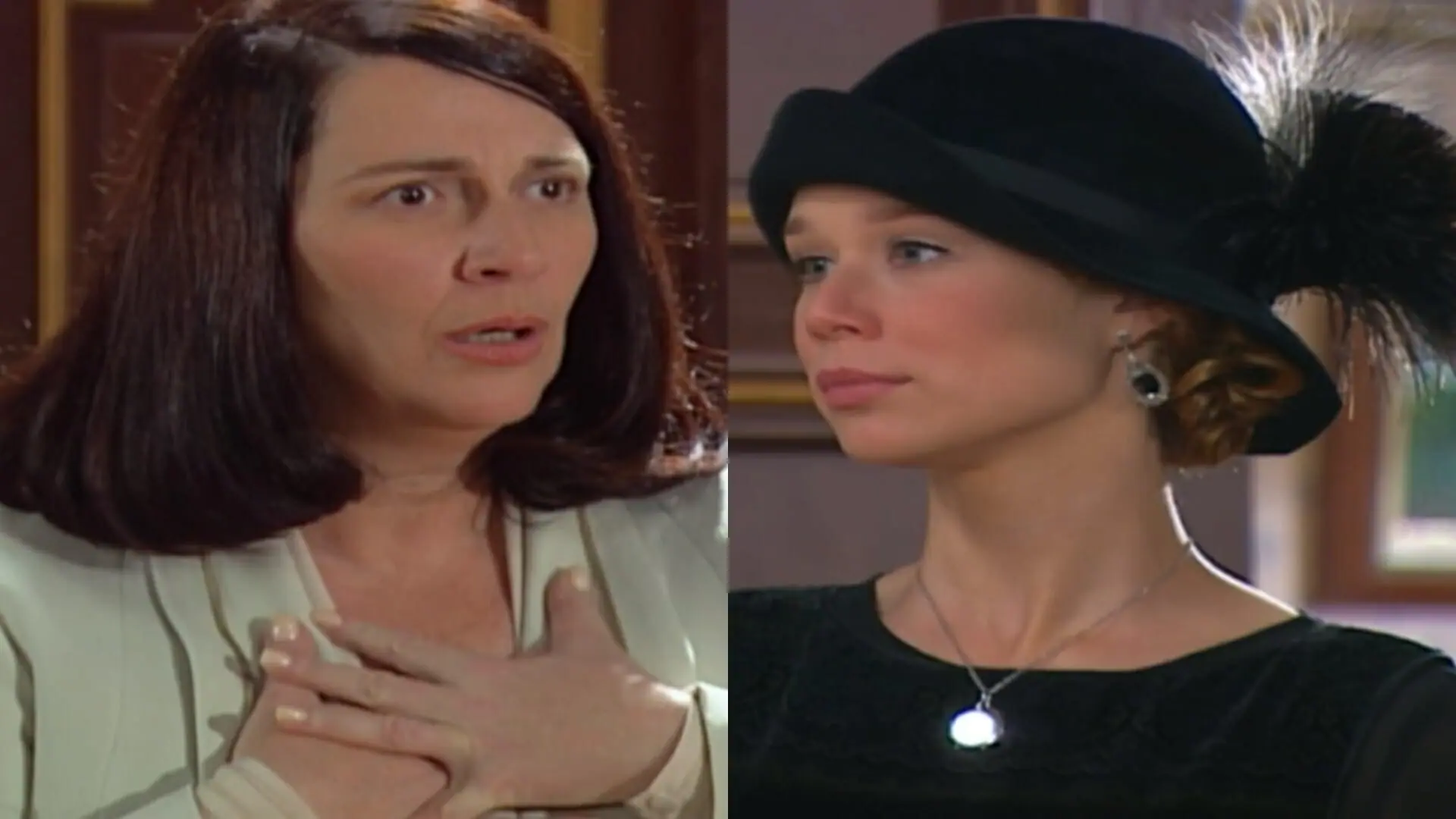 Roseli (Rosane Gofman) e Ana Francisca (Mariana Ximenes) de Chocolate com Pimenta