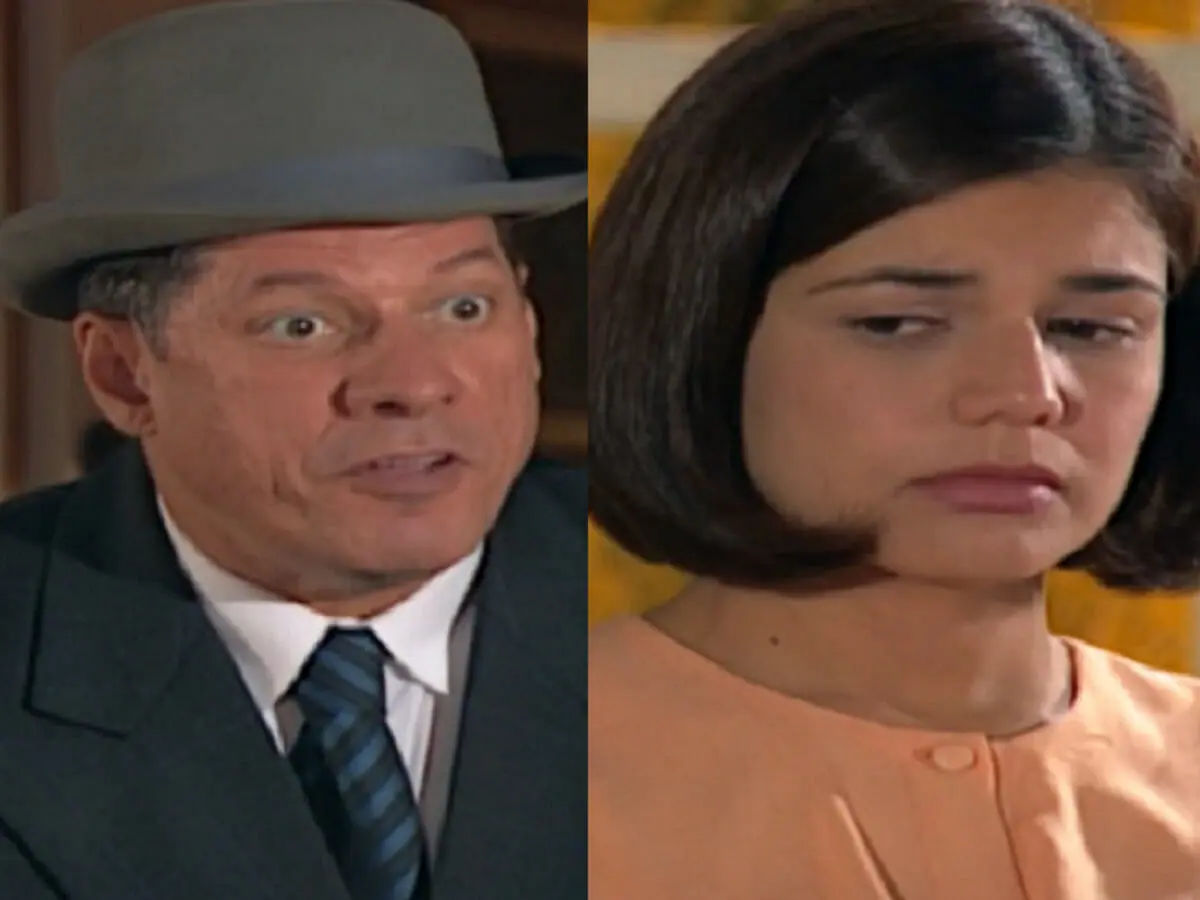 Reginaldo (Antônio Grassi) e Graça (Nívea Stelmann) em Chocolate com Pimenta