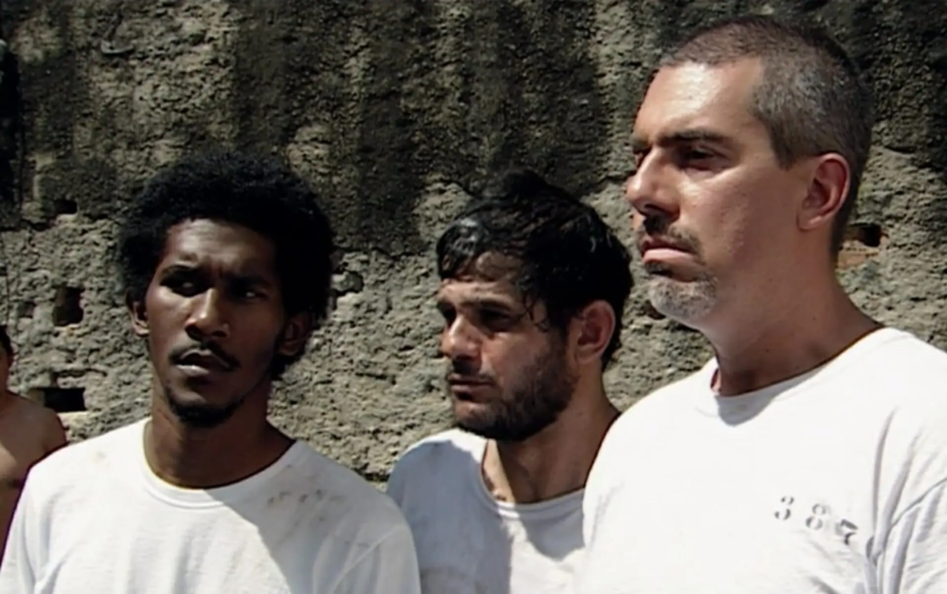 Xavier (Zeca Carvalho), Lincoln (André Luiz Miranda) e Lipe (André Di Mauro) de Chamas da Vida